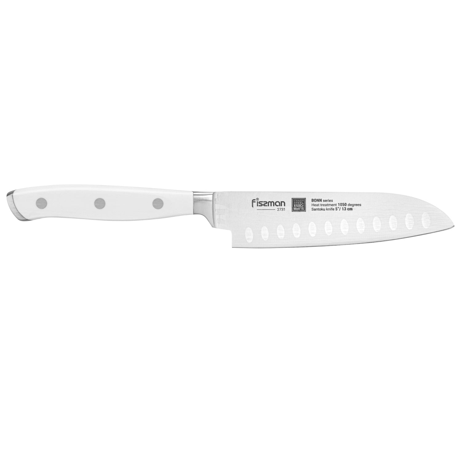 Fissman 5'' Santoku Knife Bonn - X50CrMoV15 steel