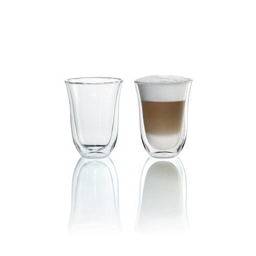 De'Longhi 2 Piece Latte Macchiato Thermo Glasses