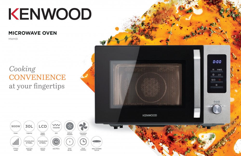 Kenwood فرن ميكروويف بشواية 30 لتر