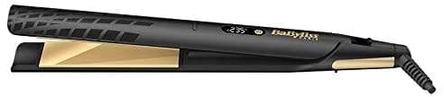 BaByliss BABST430SDE Hair Straightener 3 Temperature LCD, 35mm - Gold - Jashanmal Home