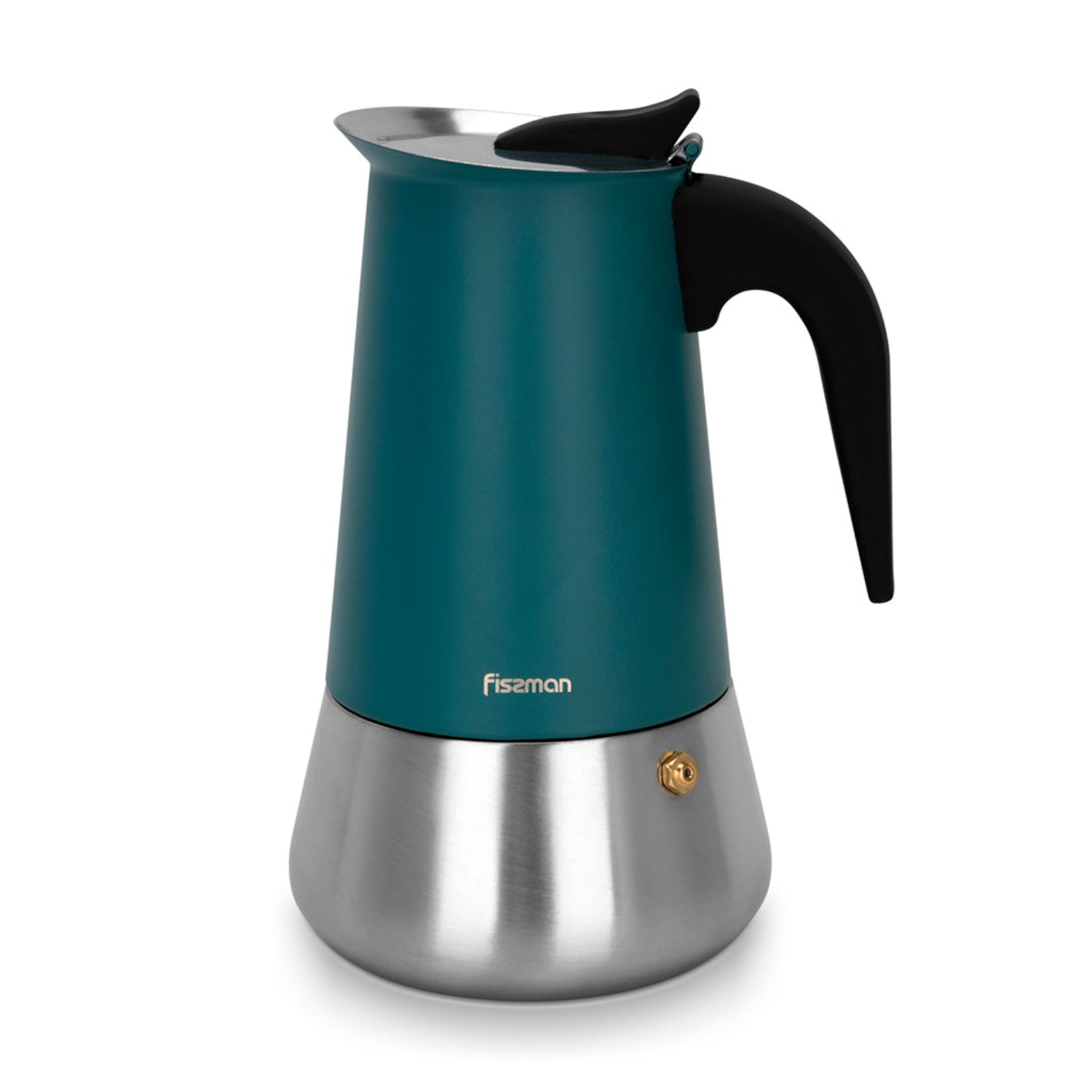 Fissman Stovetop Espresso Maker 450ml For 9 Cups - Stainless Steel