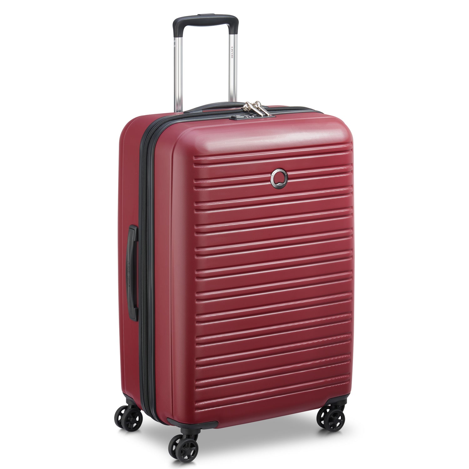 Delsey Segur 2.0 70cm Hardcase 4 Double Wheel Trolley Cabin Luggage Trolley Case Red - 00205882004