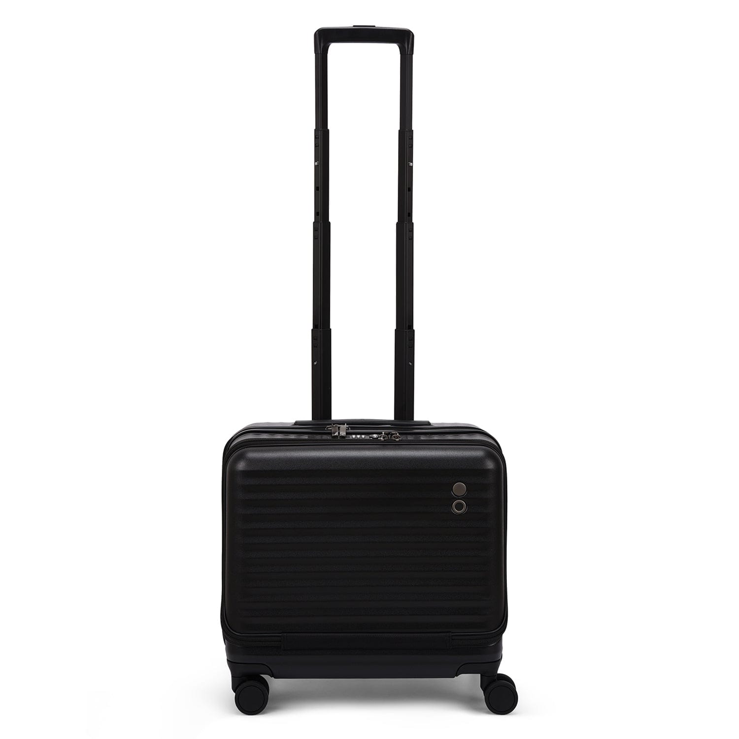 Echolac Celestra 43cm Hardcase Non-Expandable 4 Double Wheel Cabin Luggage Trolley Black - PC183F BLACK 17