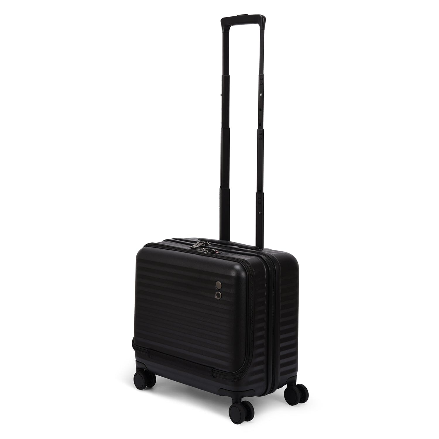 Echolac Celestra 43cm Hardcase Non-Expandable 4 Double Wheel Cabin Luggage Trolley Black - PC183F BLACK 17