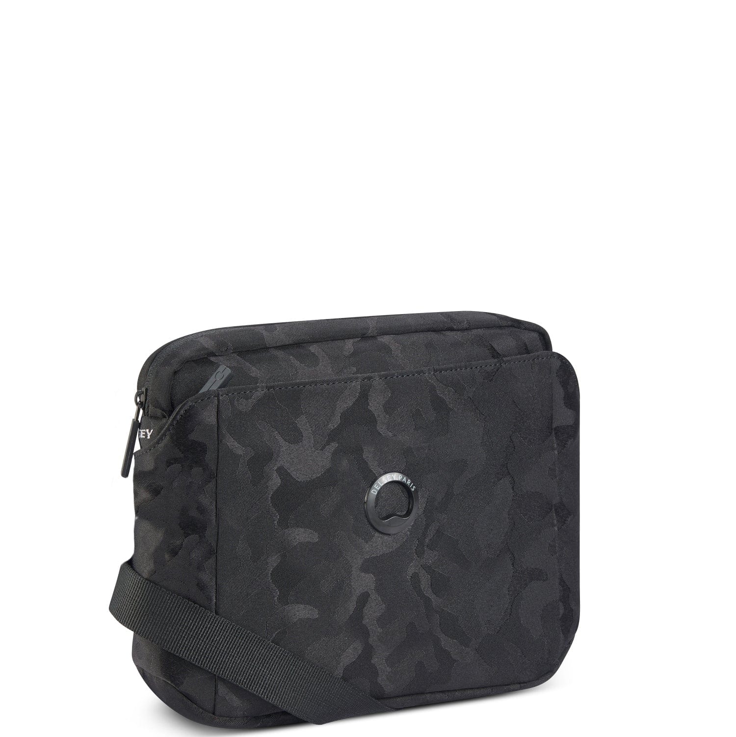 Delsey Picpus 2 Comparment  Horizontal Mini Crossbody Bag Black Camouflage - 00335411110