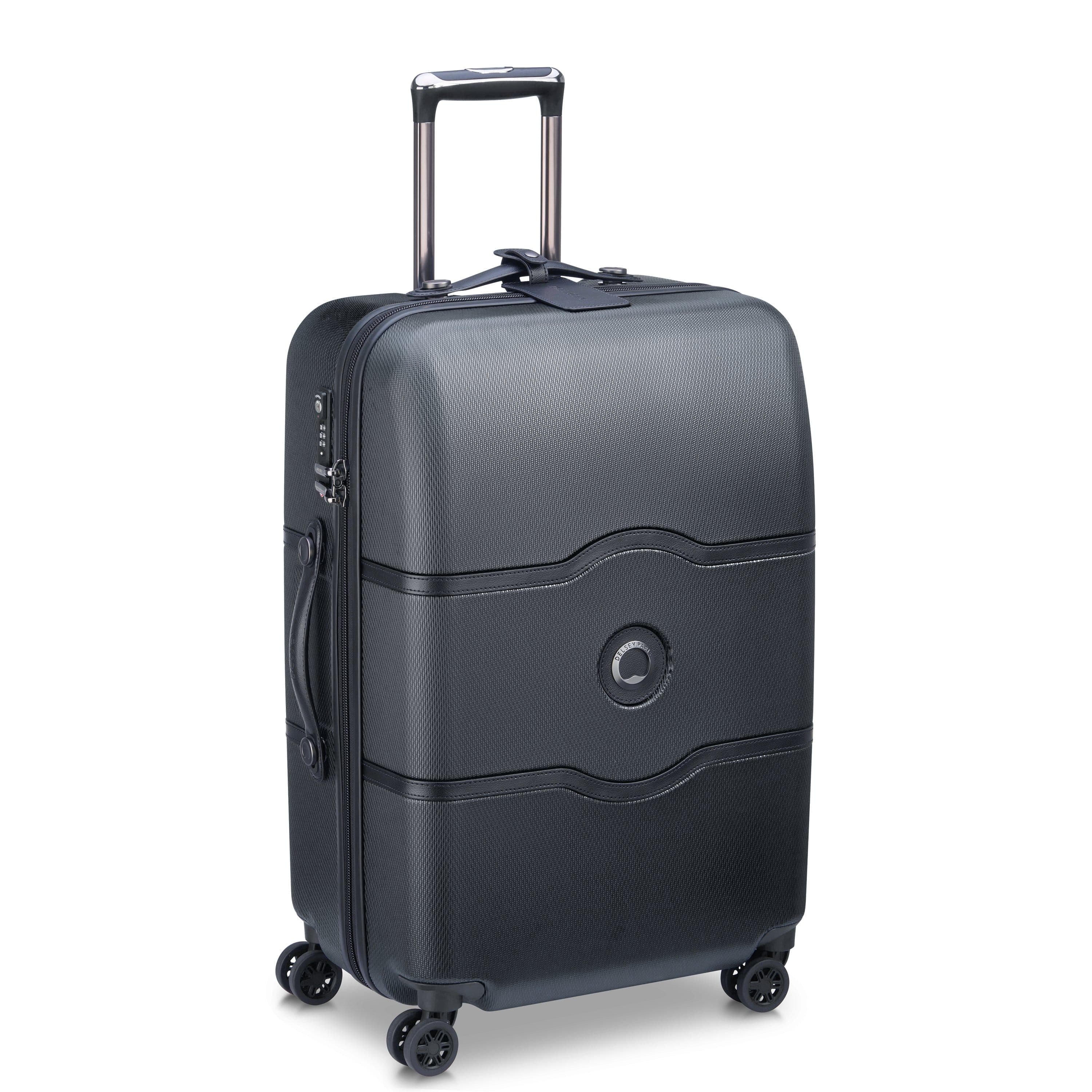 Delsey Chatelet Air 67cm Hardcase 4 Double Wheel Check-In Luggage Trolley Black - 00167281000