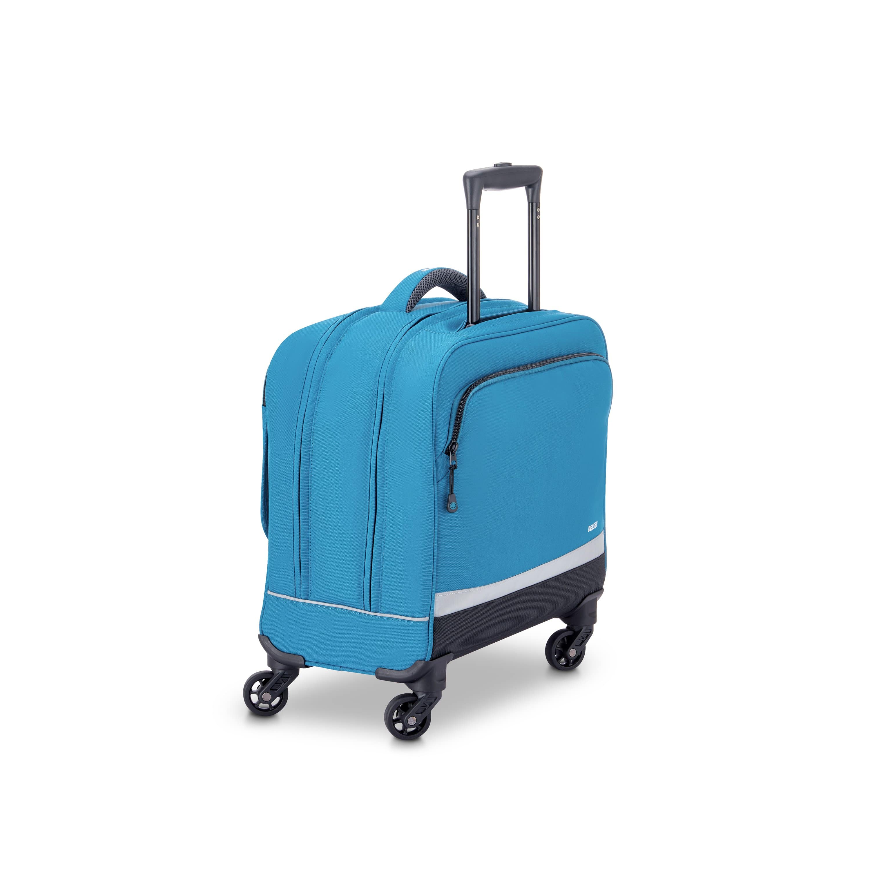 Delsey BTS 2021 حقائب مدرسية عمودية بعجلات أزرق