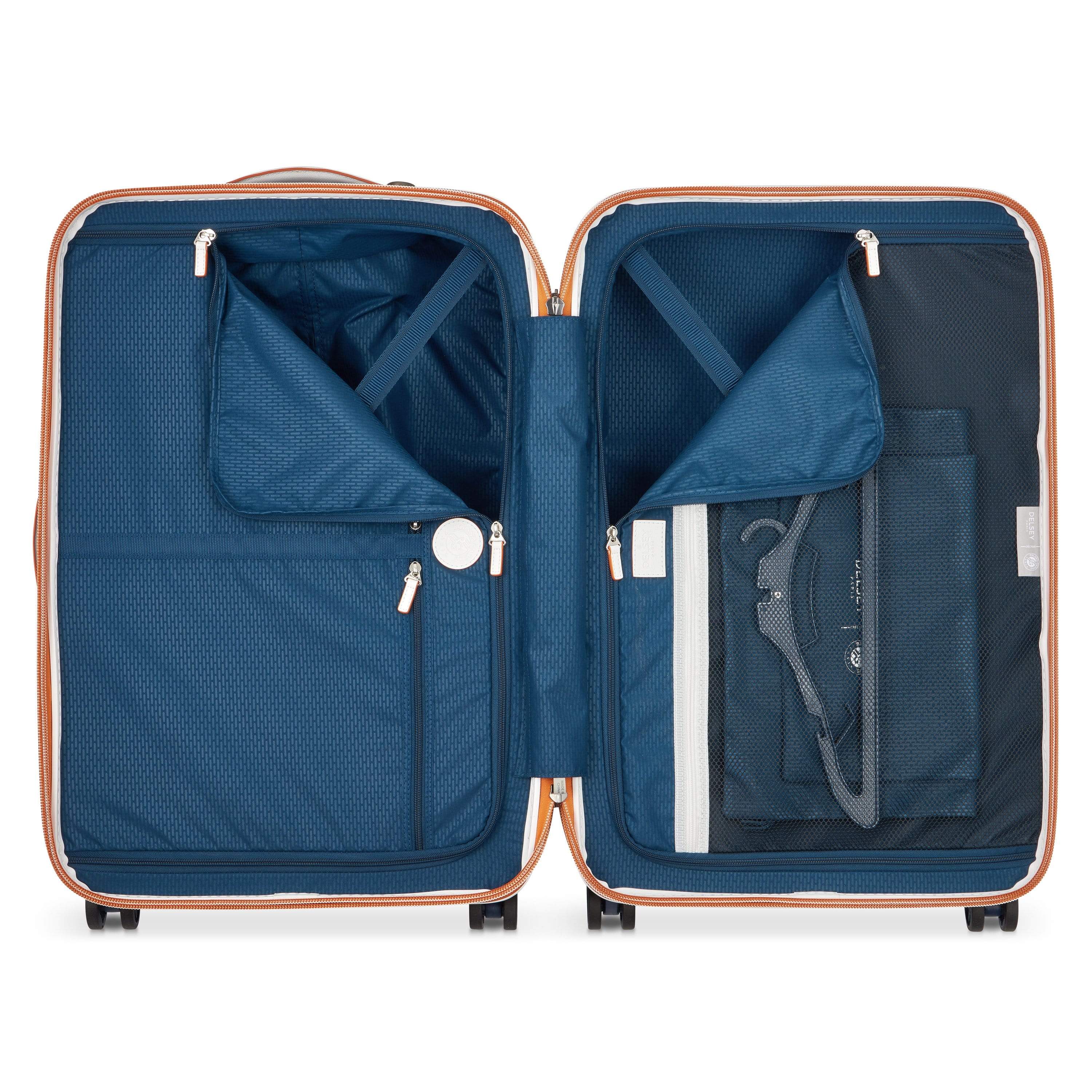 Delsey Chatelet Air 67cm Hardcase 4 Double Wheel Check-In Luggage Trolley Navy - 00167281802