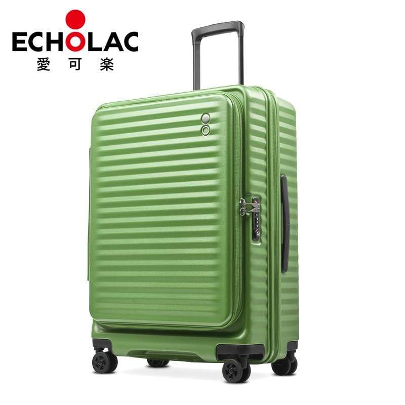 Echolac Celestra 28" 4 Double Wheel Check-In Luggage Trolley Green - PC183 Green 28