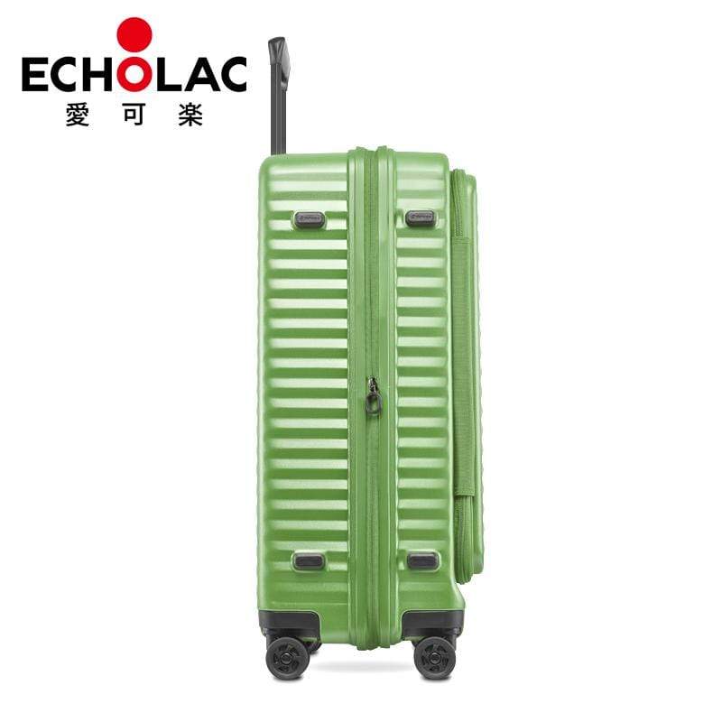 Echolac Celestra 20" 4 Double Wheel Cabin Luggage Trolley Green - PC183 Green 20