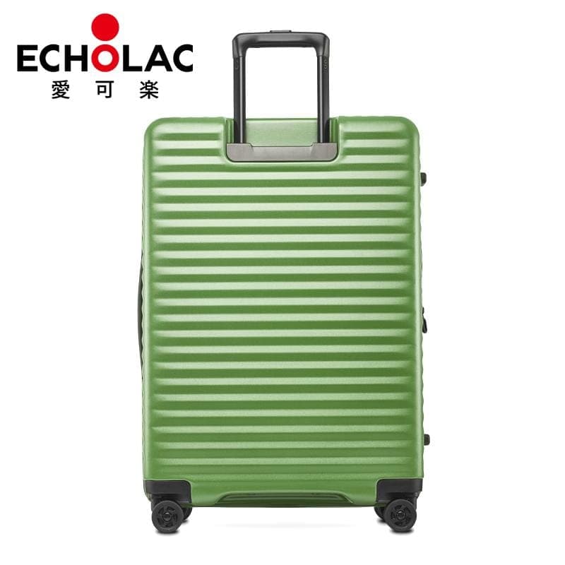Echolac Celestra 24" 4 Double Wheel Check-In Luggage Trolley Green - PC183 Green 24