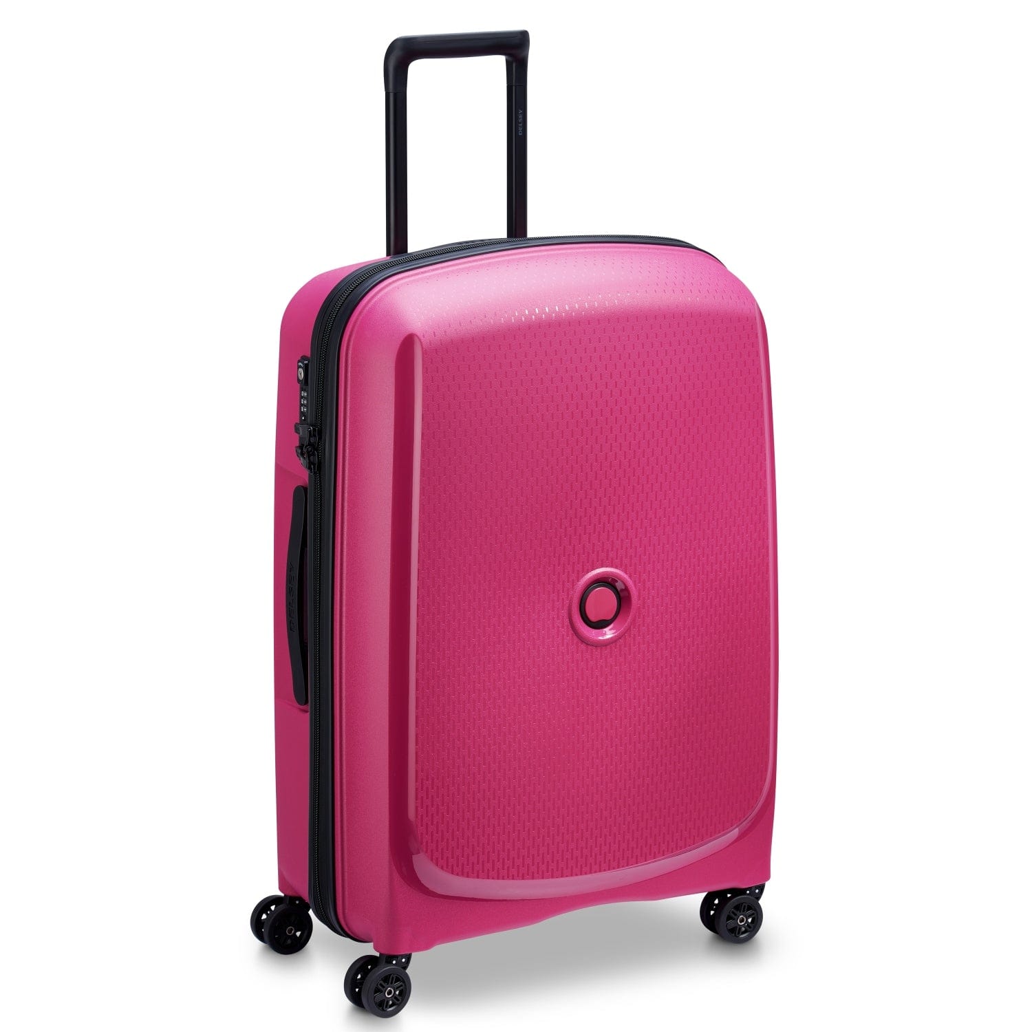 Delsey Belmont+ 71cm Hardcase 4 Double Wheel Non-Expandable Check-In Luggage Trolley Raspberry - 00386181619