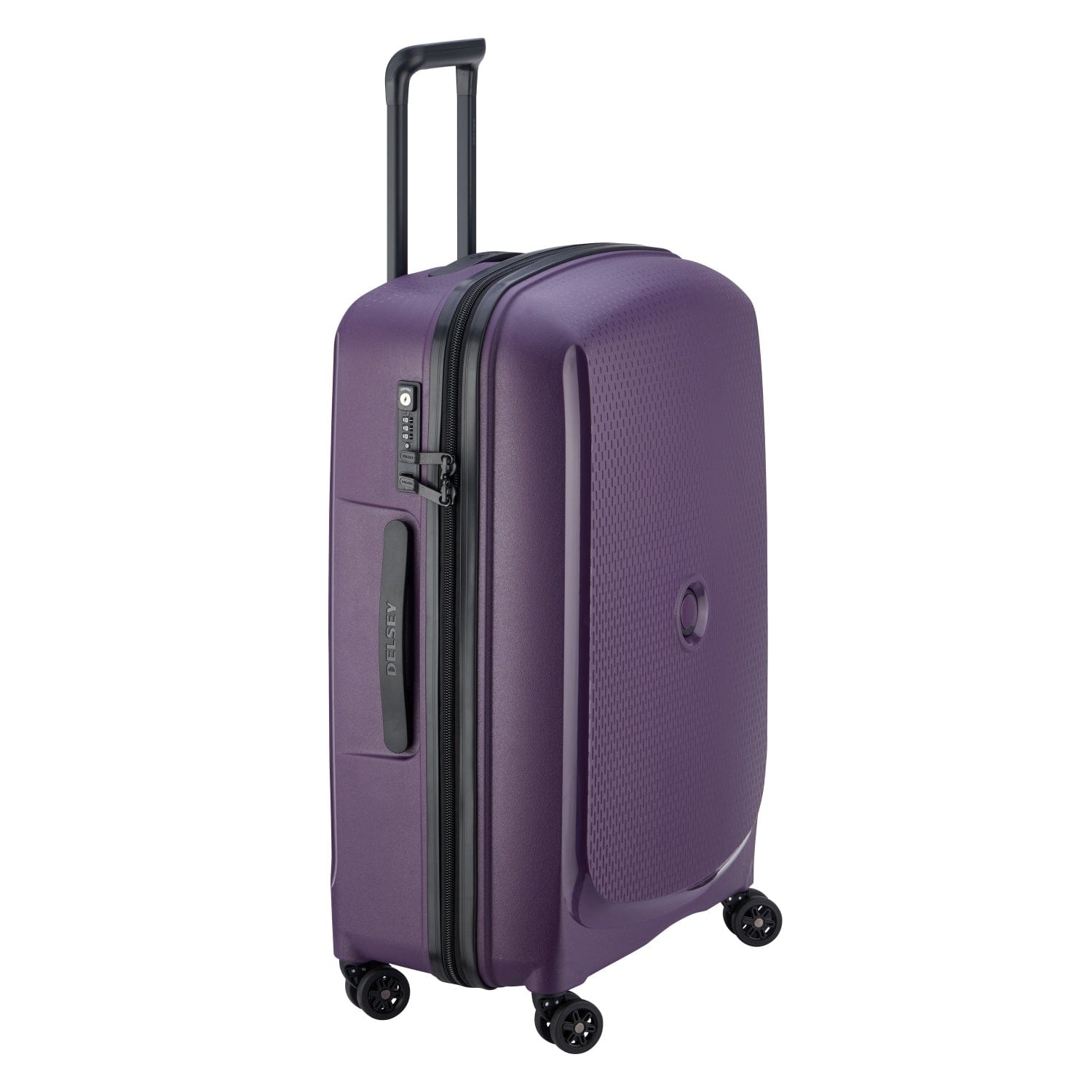 Delsey Belmont Plus 71cm Hardcase 4 Wheel Check-In Luggage Trolley Purple - 00386181608