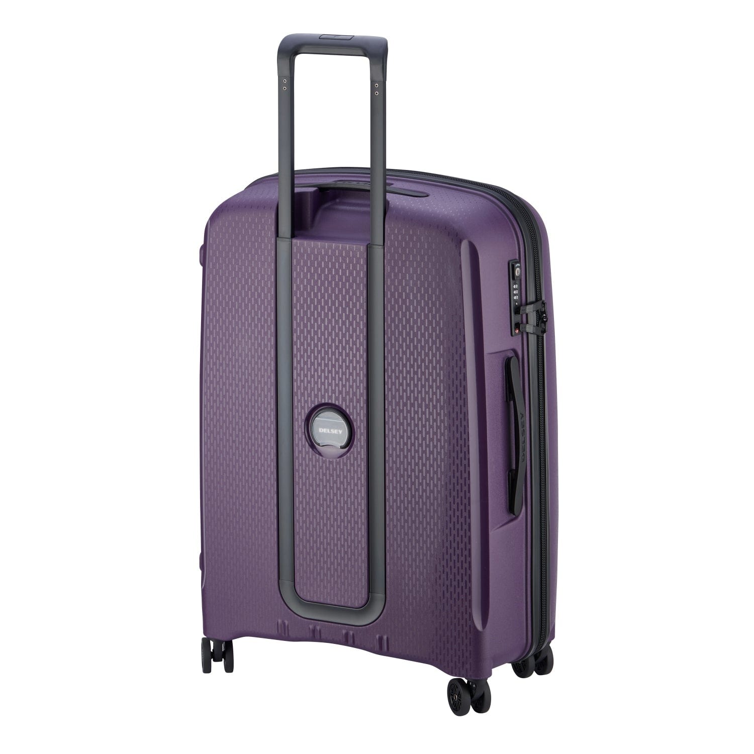 Delsey Belmont Plus 71cm Hardcase 4 Wheel Check-In Luggage Trolley Purple - 00386181608