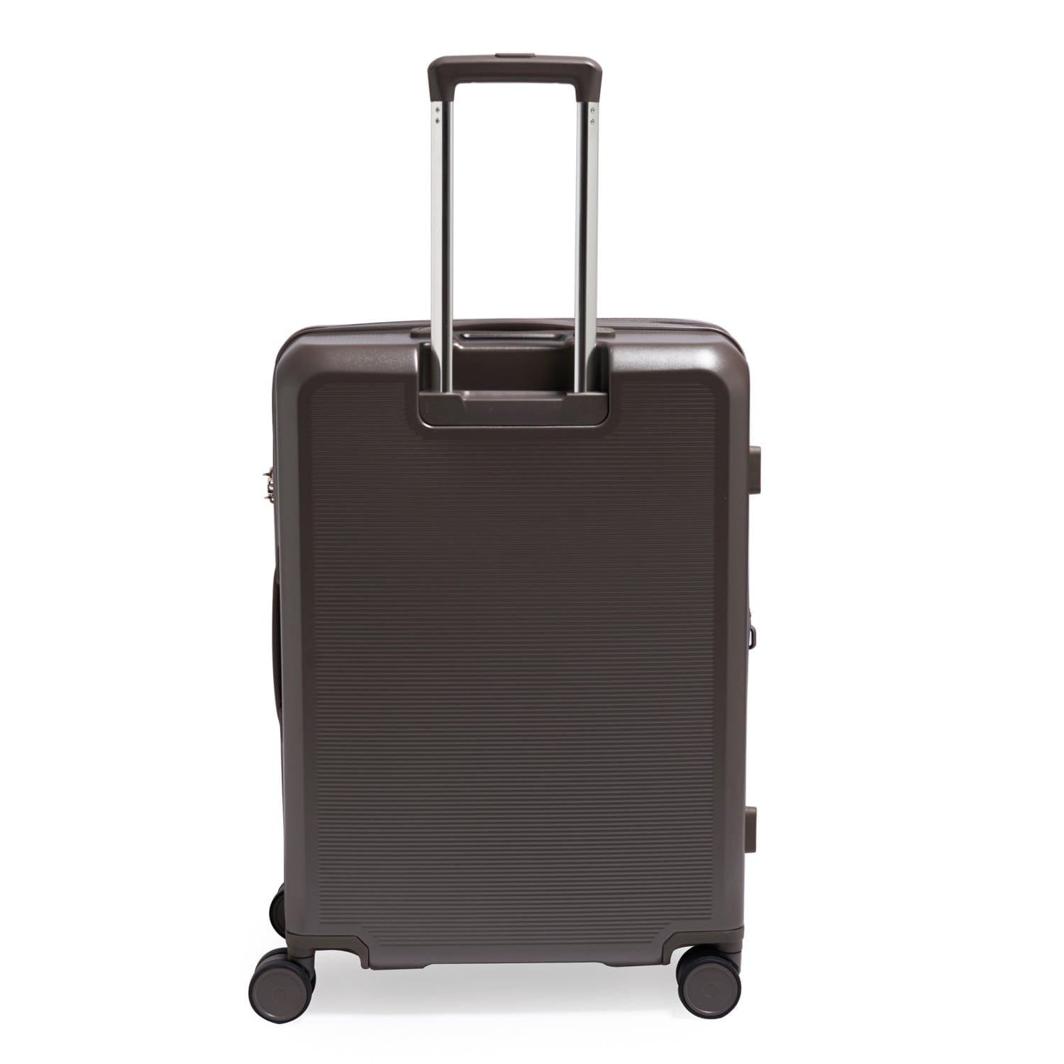 Echolac Sense 67cm Hardcase Expandable 4 Double Wheel Check-In Luggage Trolley Metallic Brown - CHT0023S -24 Metallic Brown