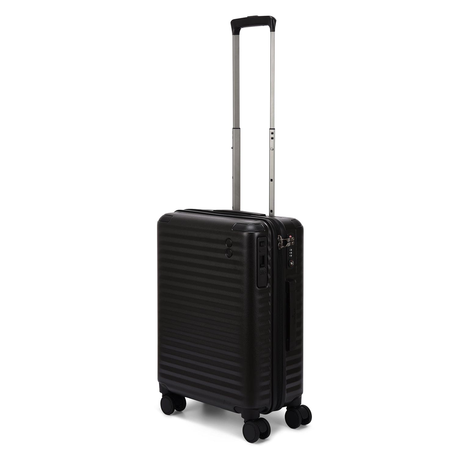 Echolac Celestra 55cm Hardcase Non-Expandable 4 Double Wheel Cabin Luggage Trolley Black - PC183XA BLACK 20