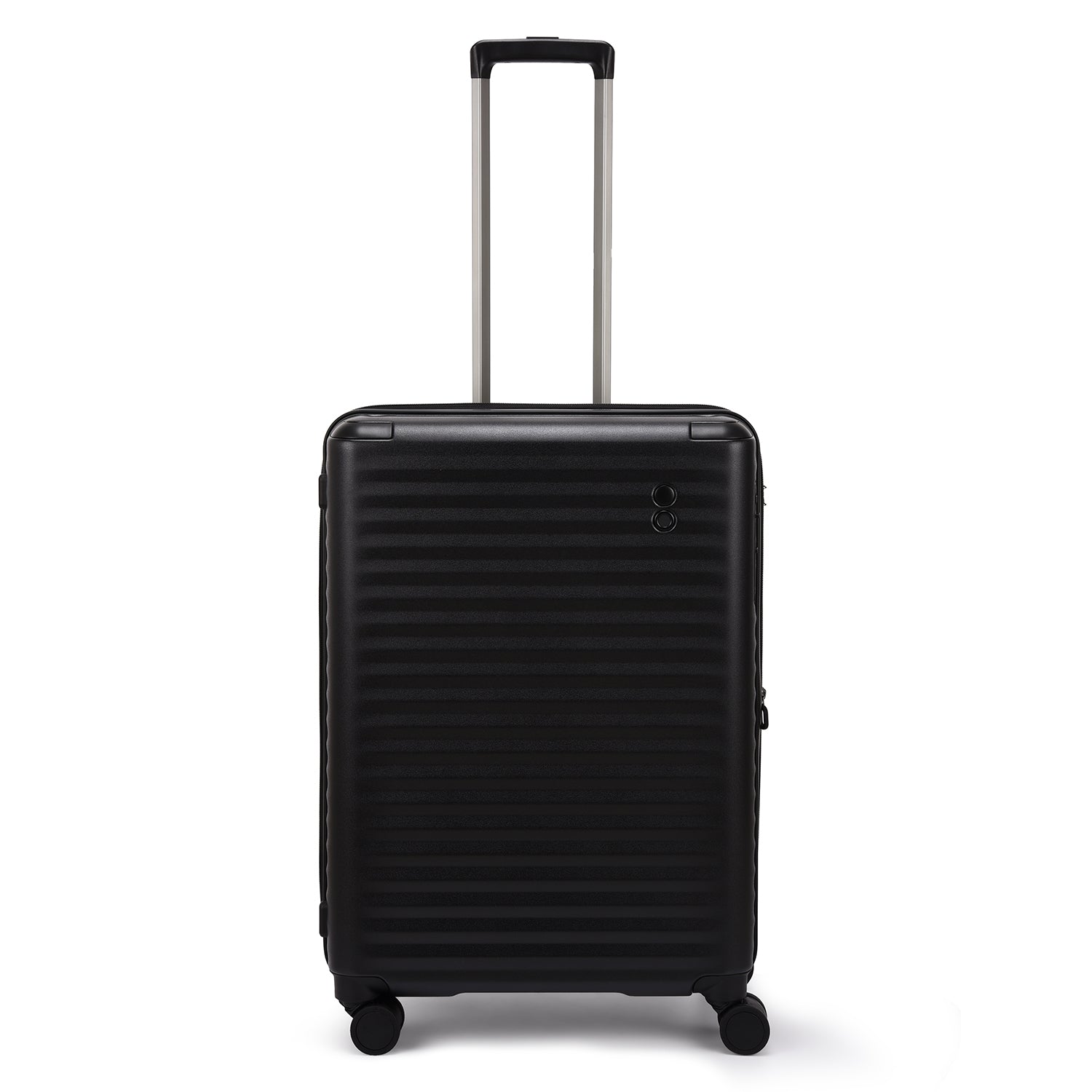 Echolac Celestra 66.5cm Hardcase Expandable 4 Double Wheel Check-In Luggage Trolley Black - PC183XA BLACK 24