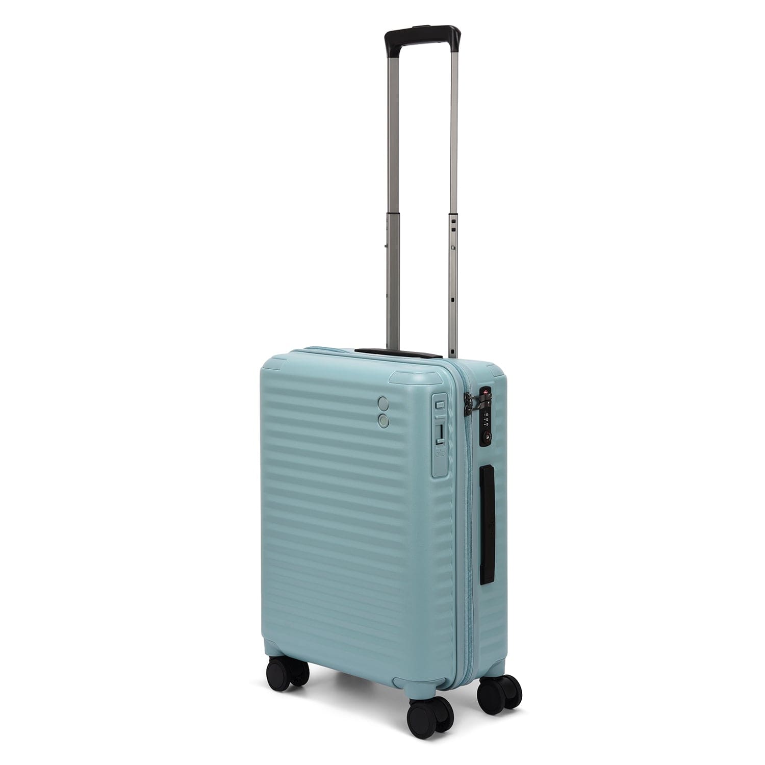 Echolac Celestra 55cm Hardcase Non-Expandable 4 Double Wheel Cabin Luggage Trolley Slate Blue - PC183XA SLATE BLUE 20