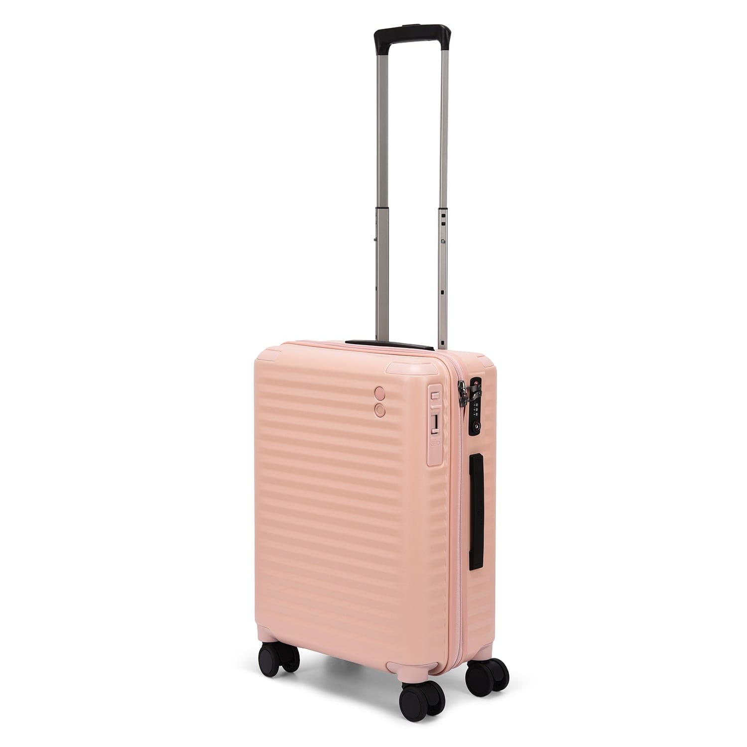 Echolac Celestra 55cm Hardcase Non-Expandable 4 Double Wheel Cabin Luggage Trolley Pink - PC183XA PINK 20