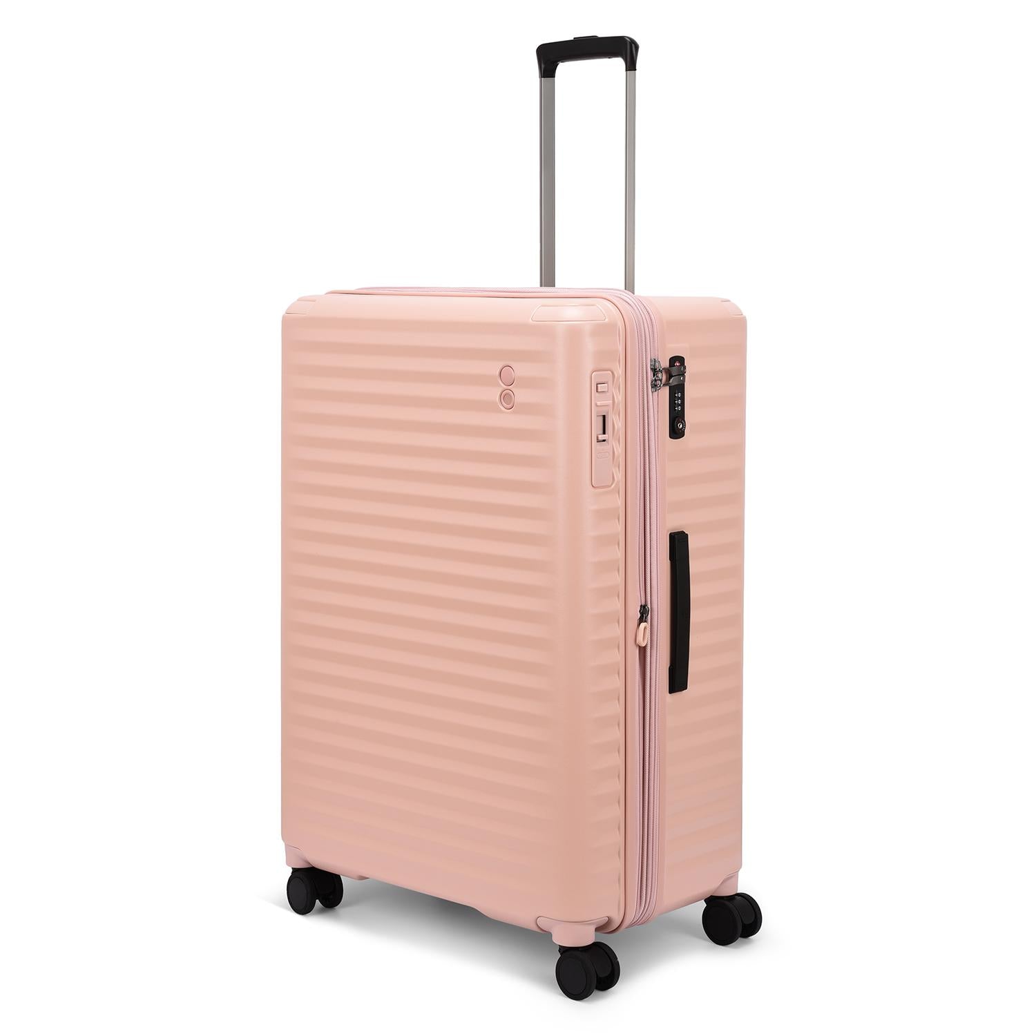 Echolac Celestra 76.5Cm Hardcase Expandable 4 Double Wheel Check-in  Lugggage Trolley Pink - PC183XA PINK 28