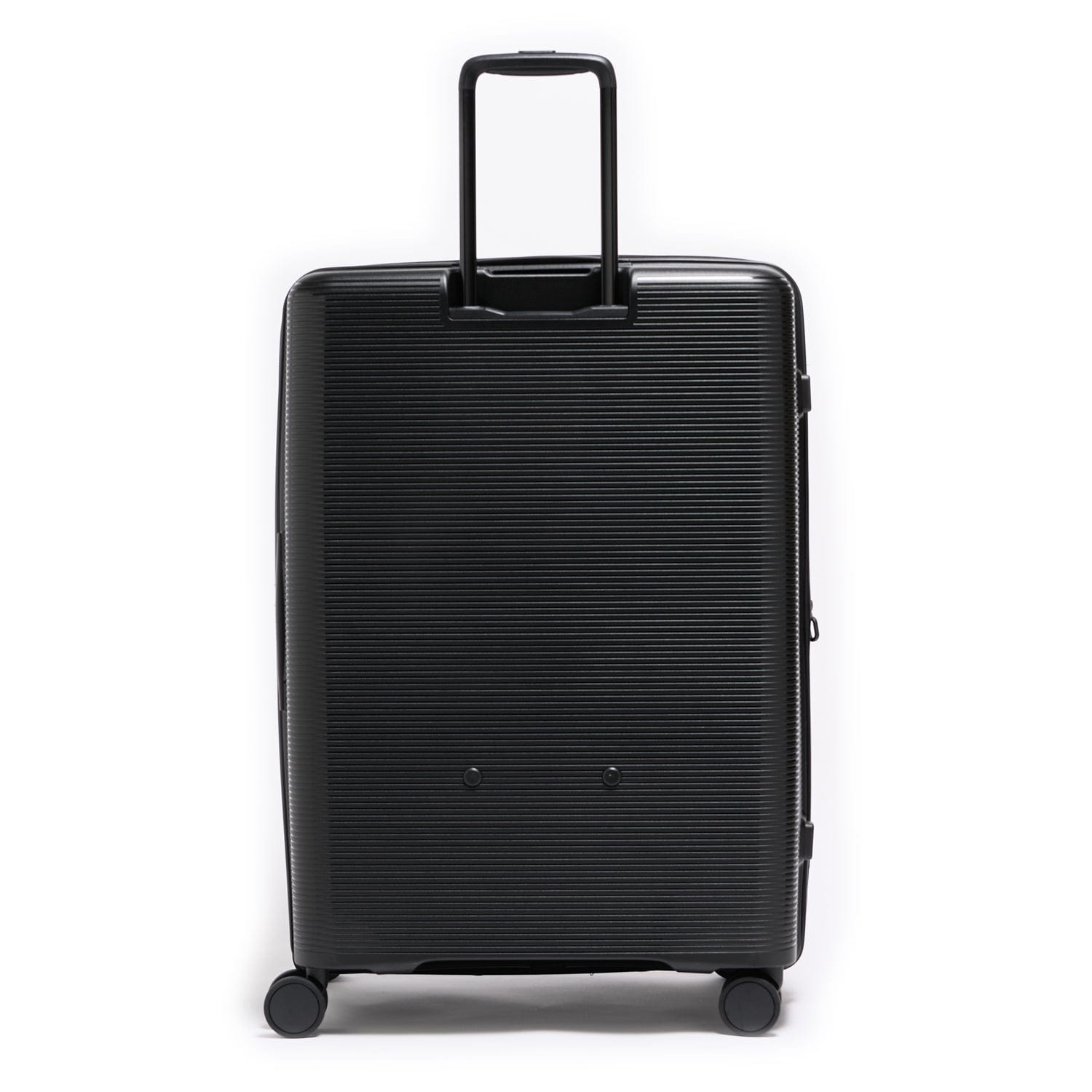 Echolac Forza 75cm Hardcase Expandable 4 Double Wheel Check-In Luggage Trolley Black - PPW005 28 Black