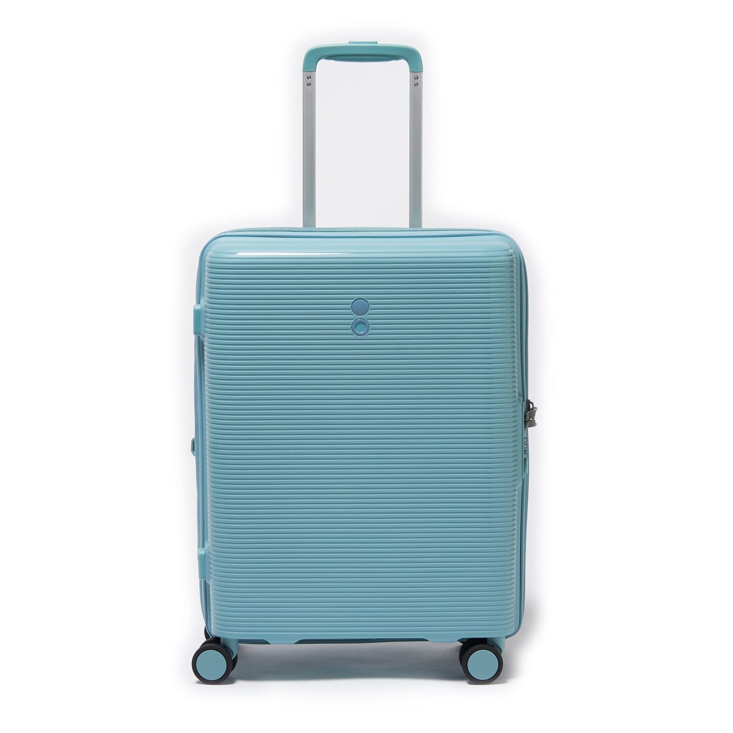Echolac Pusion 55cm Hardcase Expandable 4 Double Wheel Cabin Luggage Trolley Blue - PW005 20 Blue