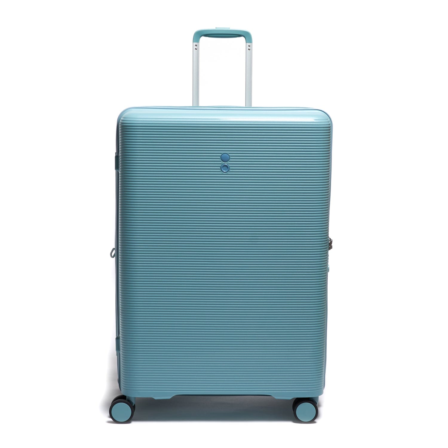 إيكولاك فورزا 65 سم حقيبة صلبة قابلة للتوسيع 4 عجلات مزدوجة عربة الأمتعة أزرق ساحلي - PW005 24 أزرق ساحلي