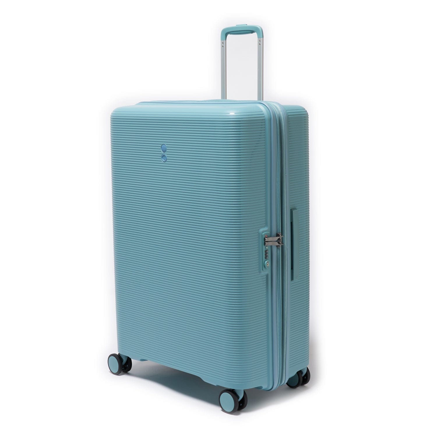 Echolac Forza 65cm Hardcase Expandable 4 Double Wheel Cabin Luggage Trolley Coastal Blue - PW005 24 Coastal Blue