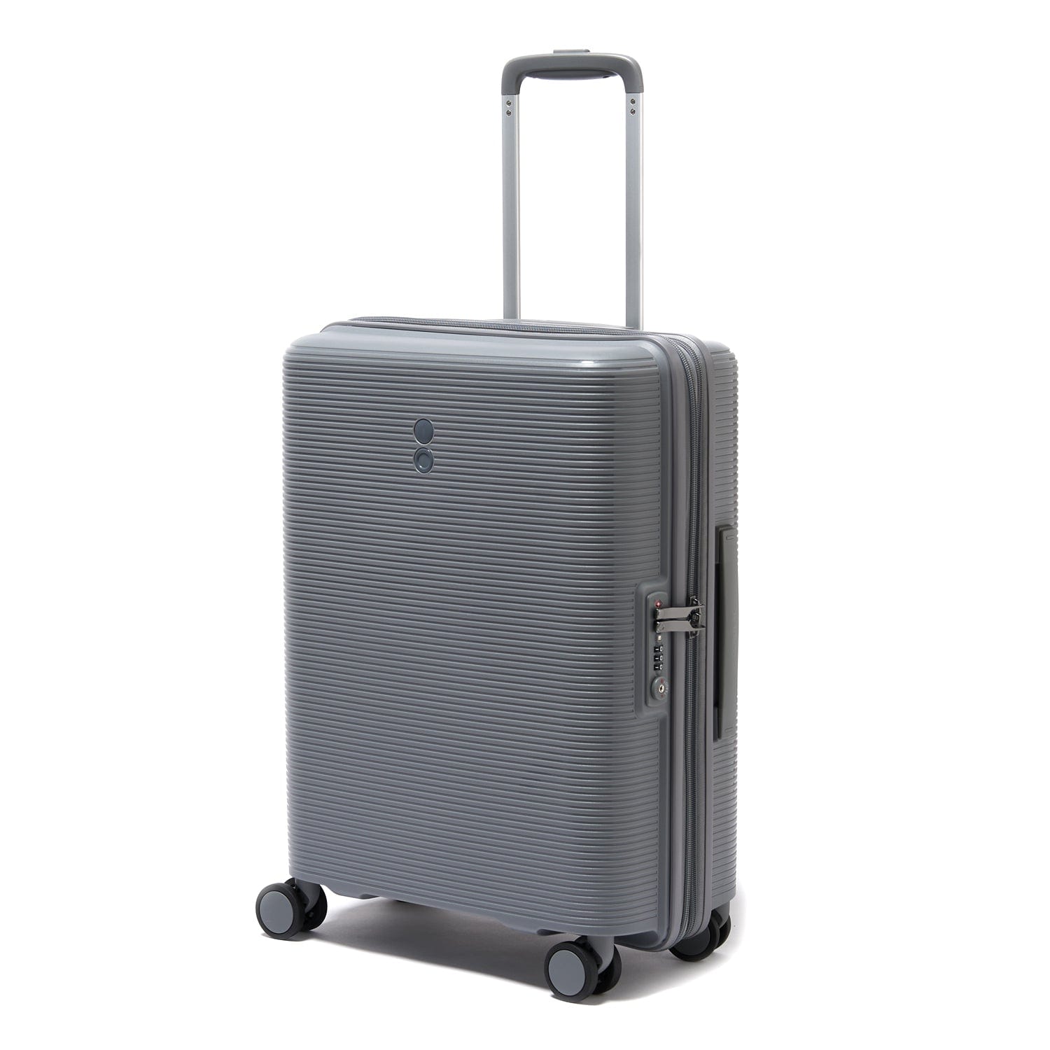 Echolac Forza 55cm Hardcase Expandable 4 Double Wheel Cabin Luggage Trolley Gray - PW005 20 Arctic Grey