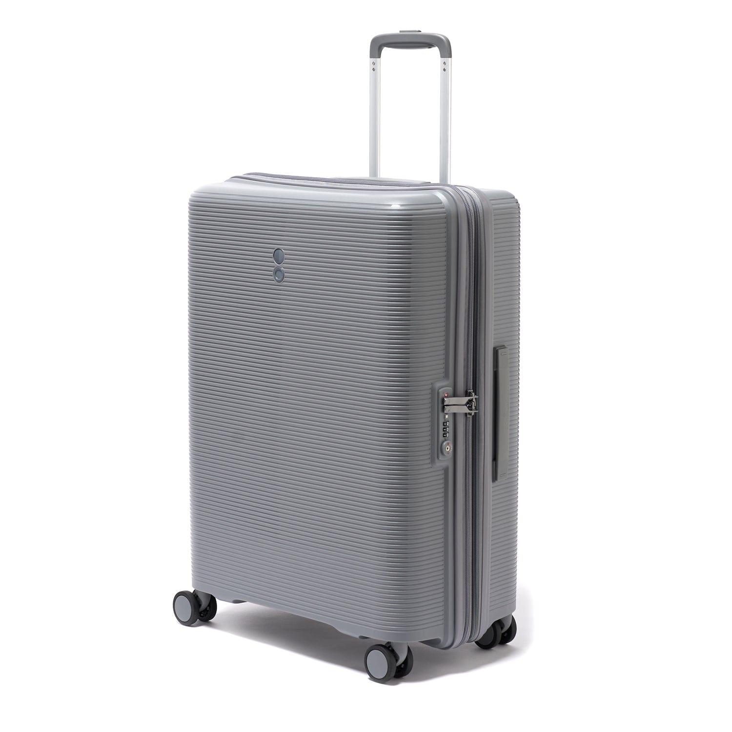 Echolac Forza 65cm Hardcase Expandable 4 Double Wheel Check-In Luggage Trolley Gray - PW005 24 Arctic Grey