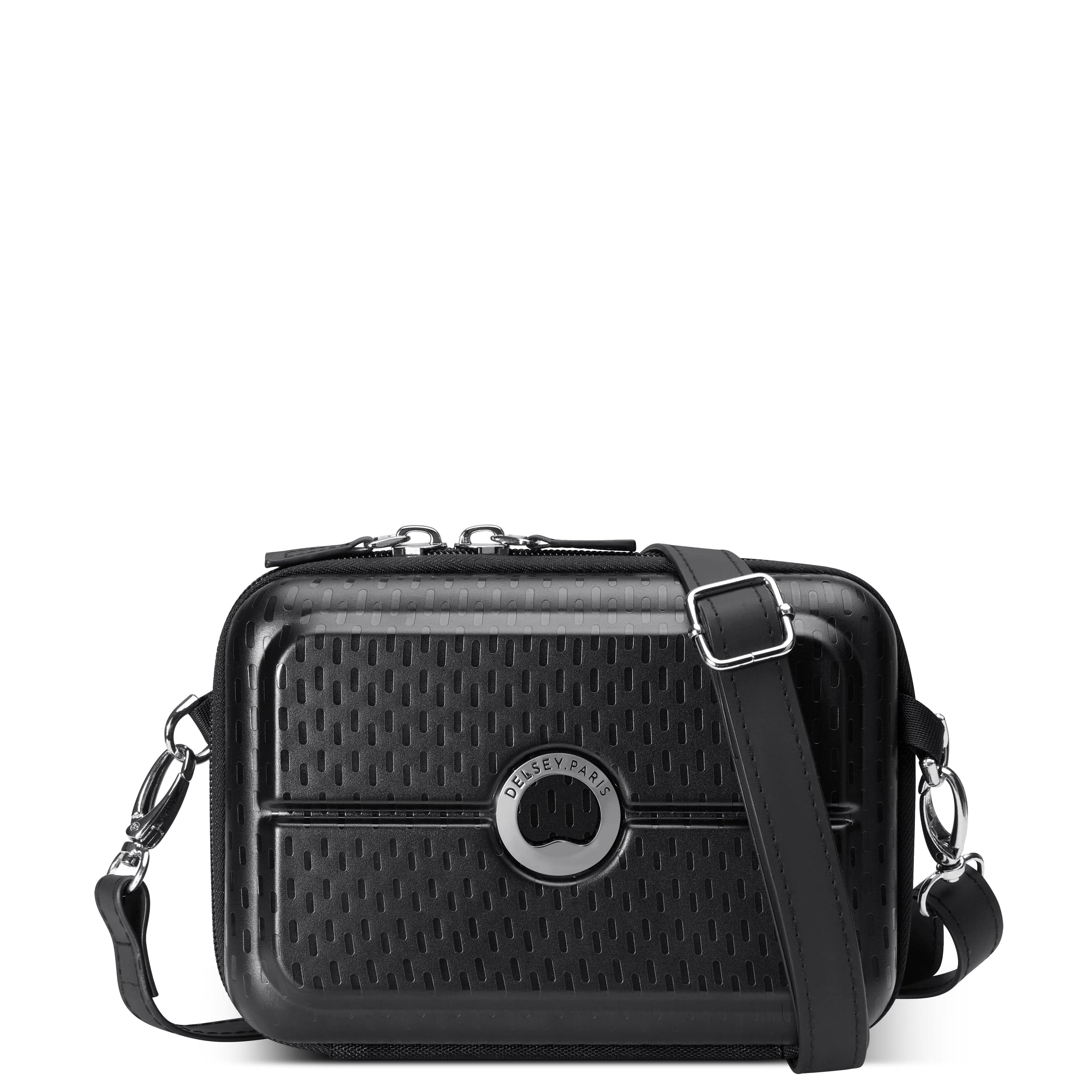 Delsey Turenne Hardcase Clutch With Removable Shoulder Strap Black - 00162111500