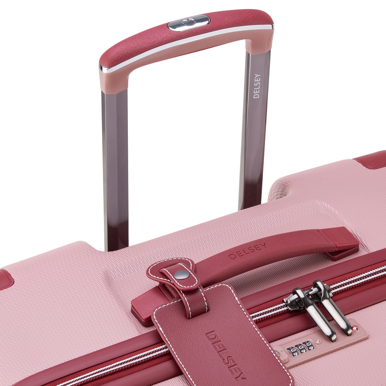 Delsey Chatelet Air 2.0 82cm Hardcase 4 Double Wheel Check-In Luggage Trolley Pink - 00167683109