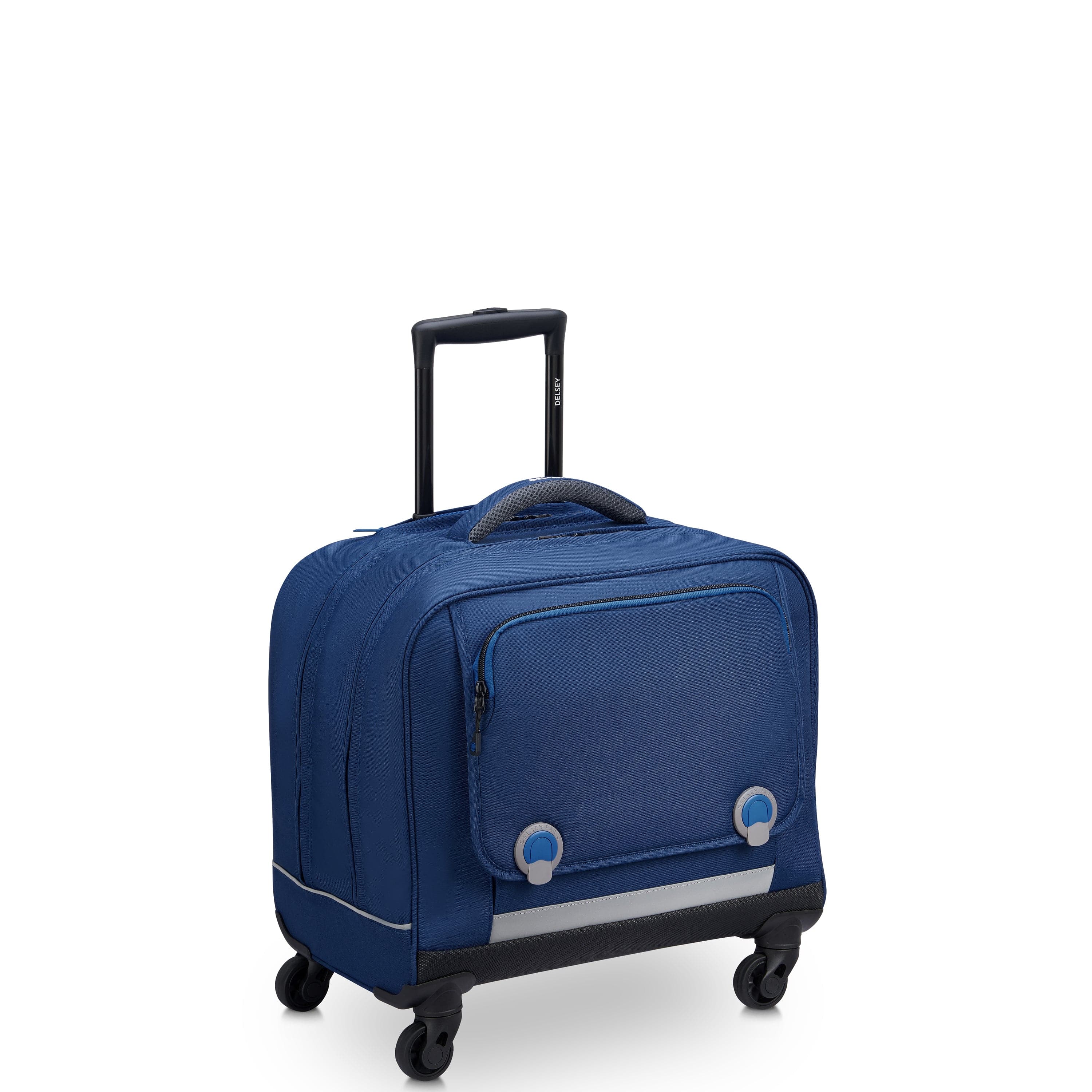 Delsey BTS 2022 حقائب مدرسية أفقية بعجلات أزرق كحلي