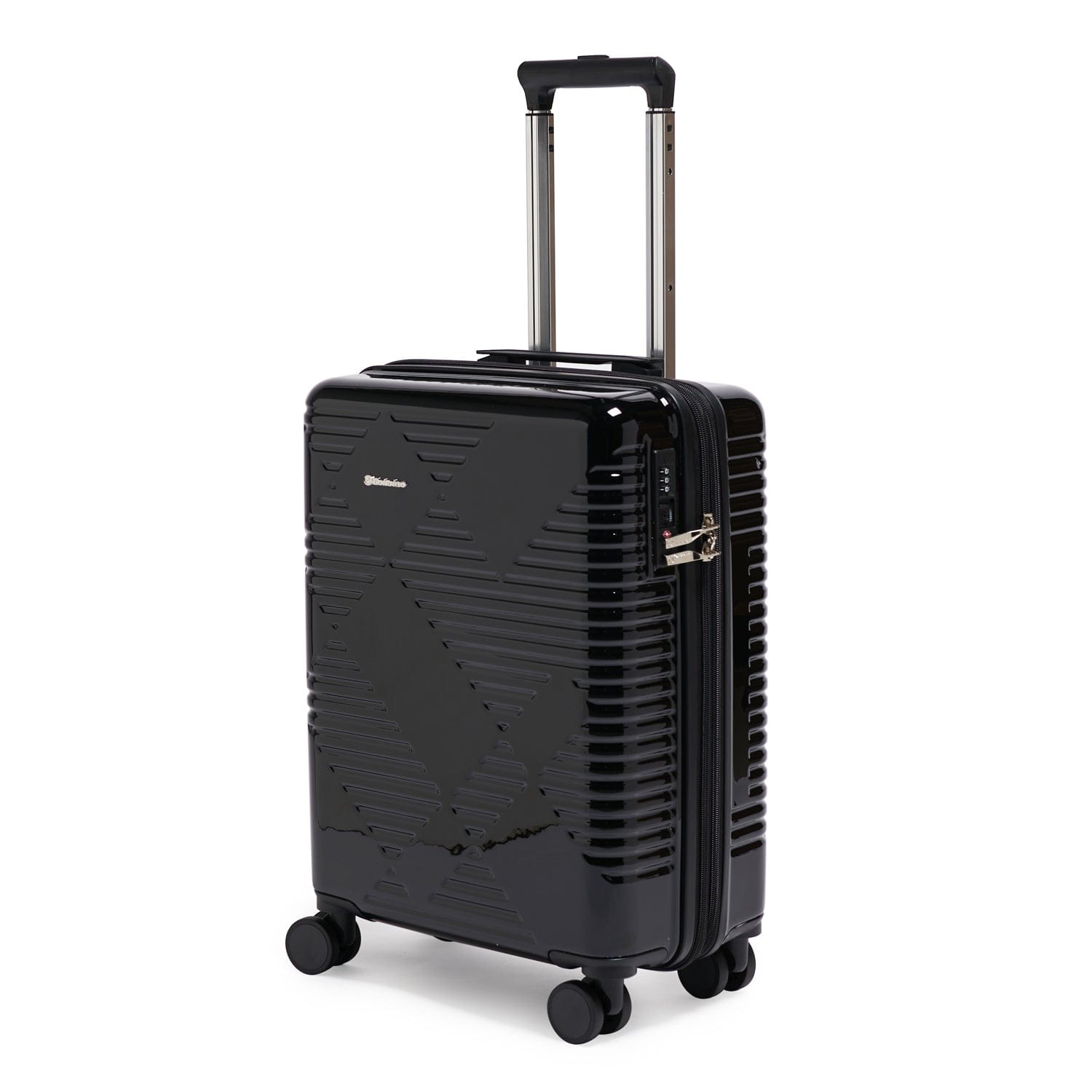 Echolac Extravagant 56cm Hardcase Expandable 4 Double Wheel Cabin Lugg