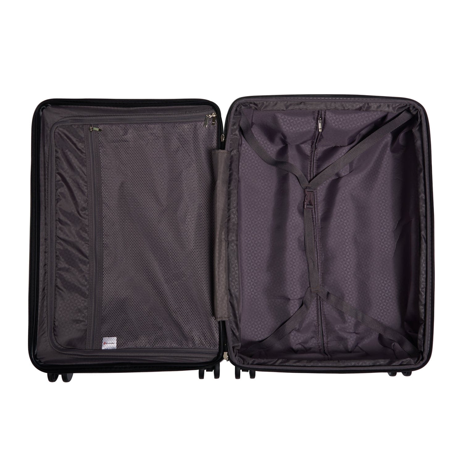 إيكولاك حقيبة سفر فاخرة 71 سم قابلة للتوسيع 4 عجلات مزدوجة تسجيل الوصول - أسود - CTH0062 S- 20 BLACK