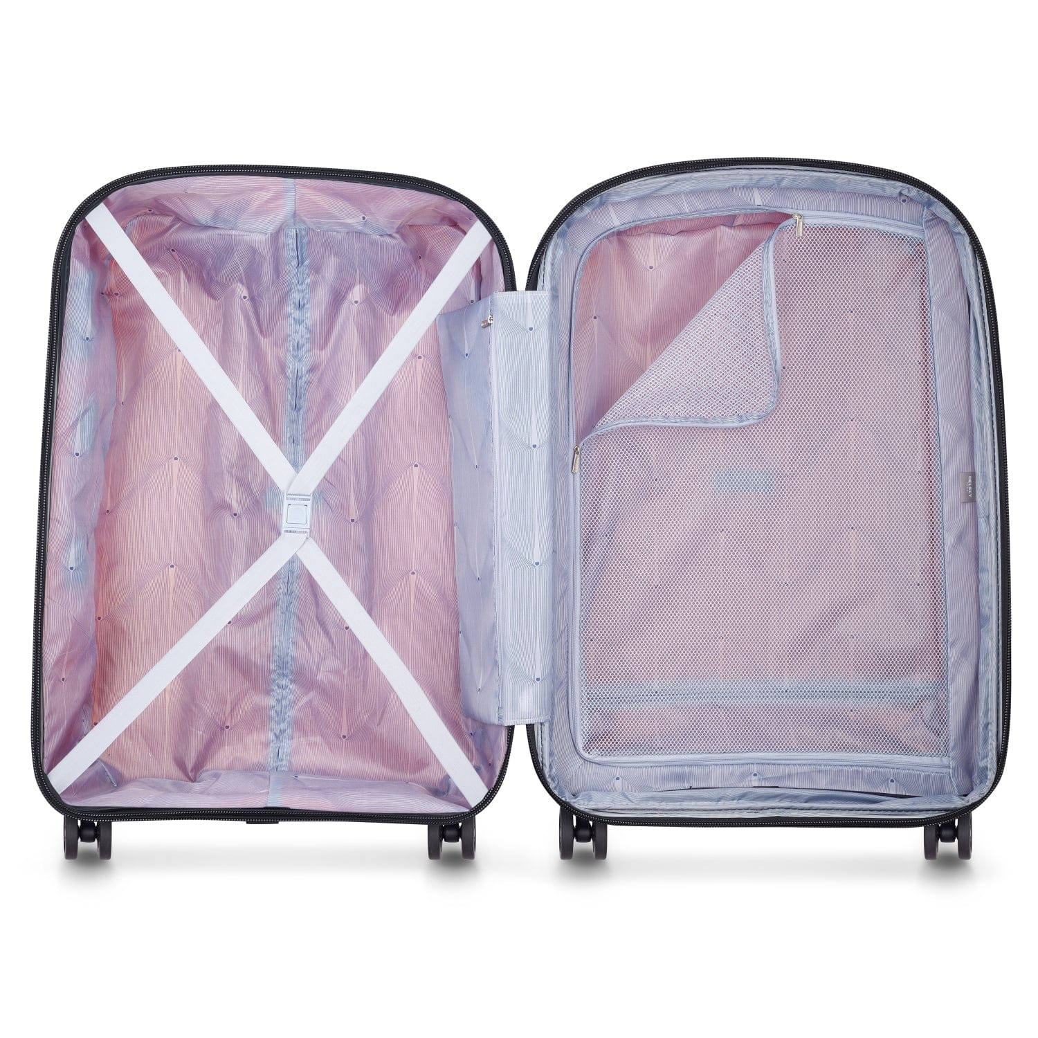 Delsey Belmont Plus 61Cm Hardcase 4 Double Wheel Expandable Cabin Luggage Trolley Orange - 00386180525