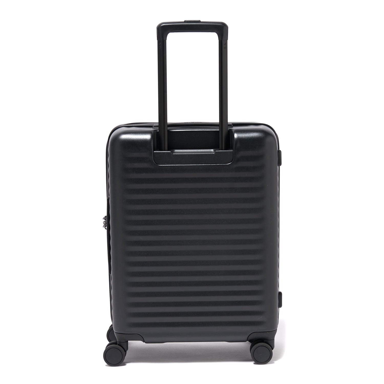 Echolac Celestra 54.5cm Hardcase Non-Expandable 4 Double Wheel Cabin Luggage Trolley Black - PC183 20 WOE Black