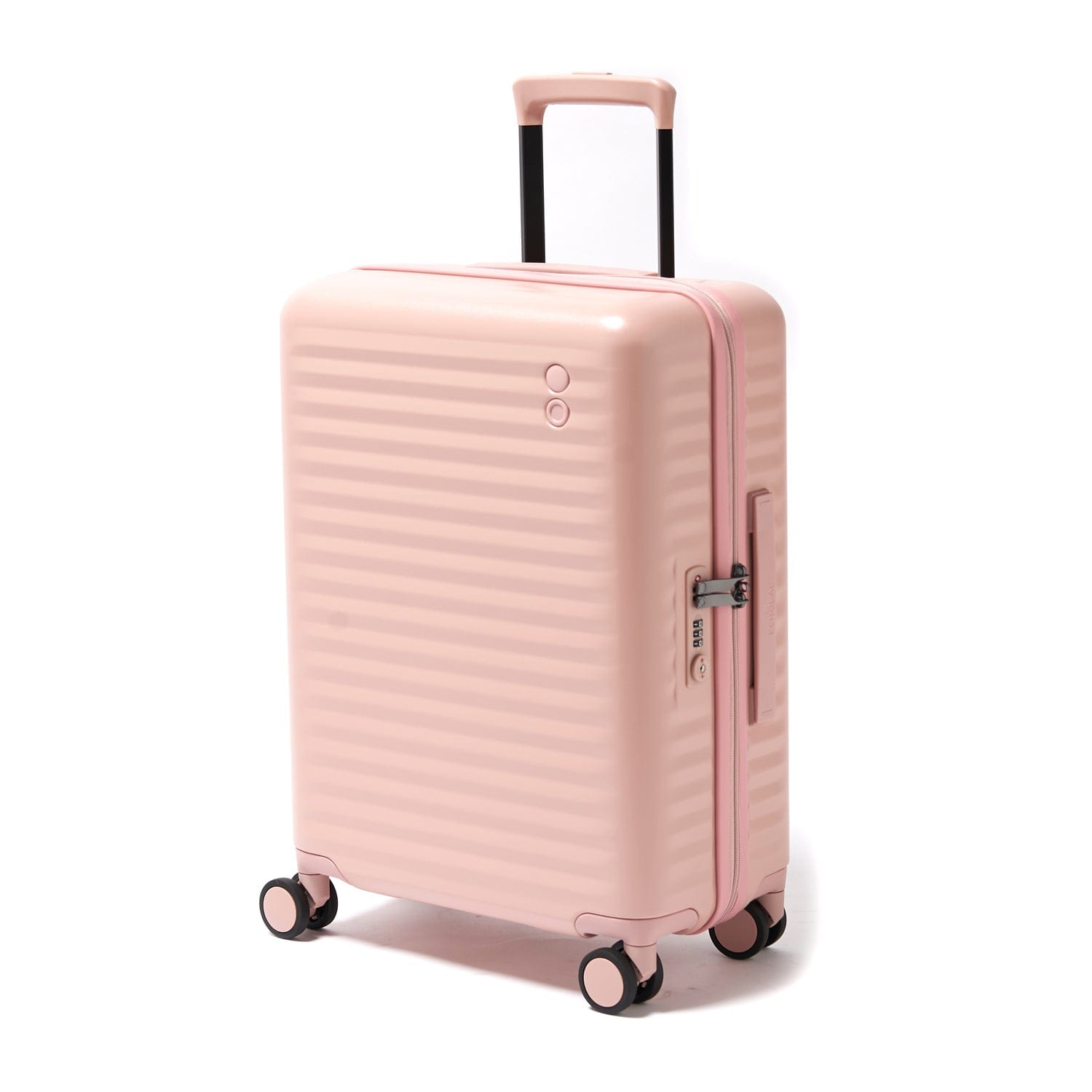 Echolac Celestra 54.5cm Hardcase Non-Expandable 4 Double Wheel Cabin Luggage Trolley Pink - PC183 20 WOE Pink
