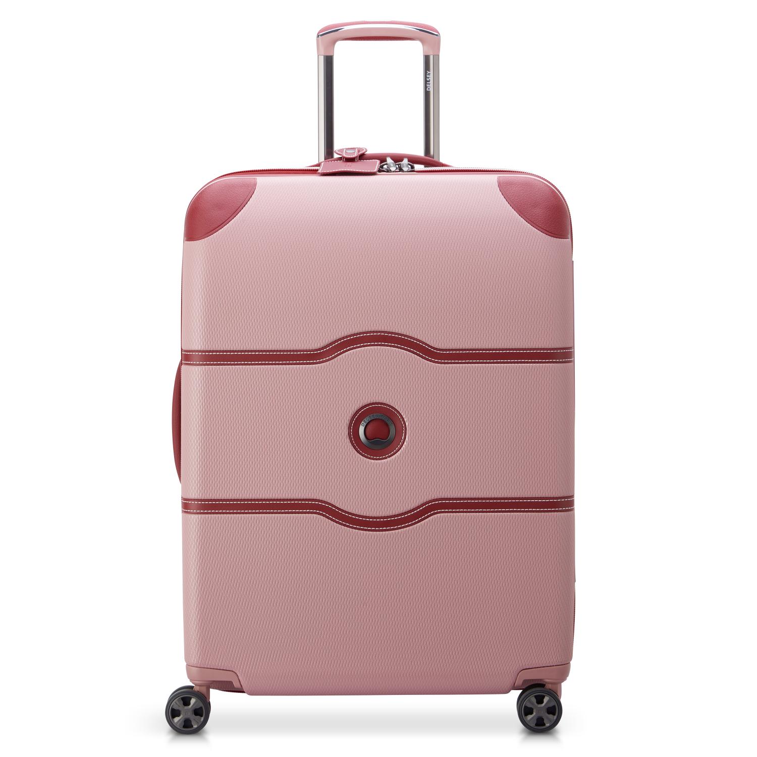 Delsey Chatelet Air 2.0 70cm Hardcase 4 Double Wheel Check-In Luggage Trolley Pink - 00167681909