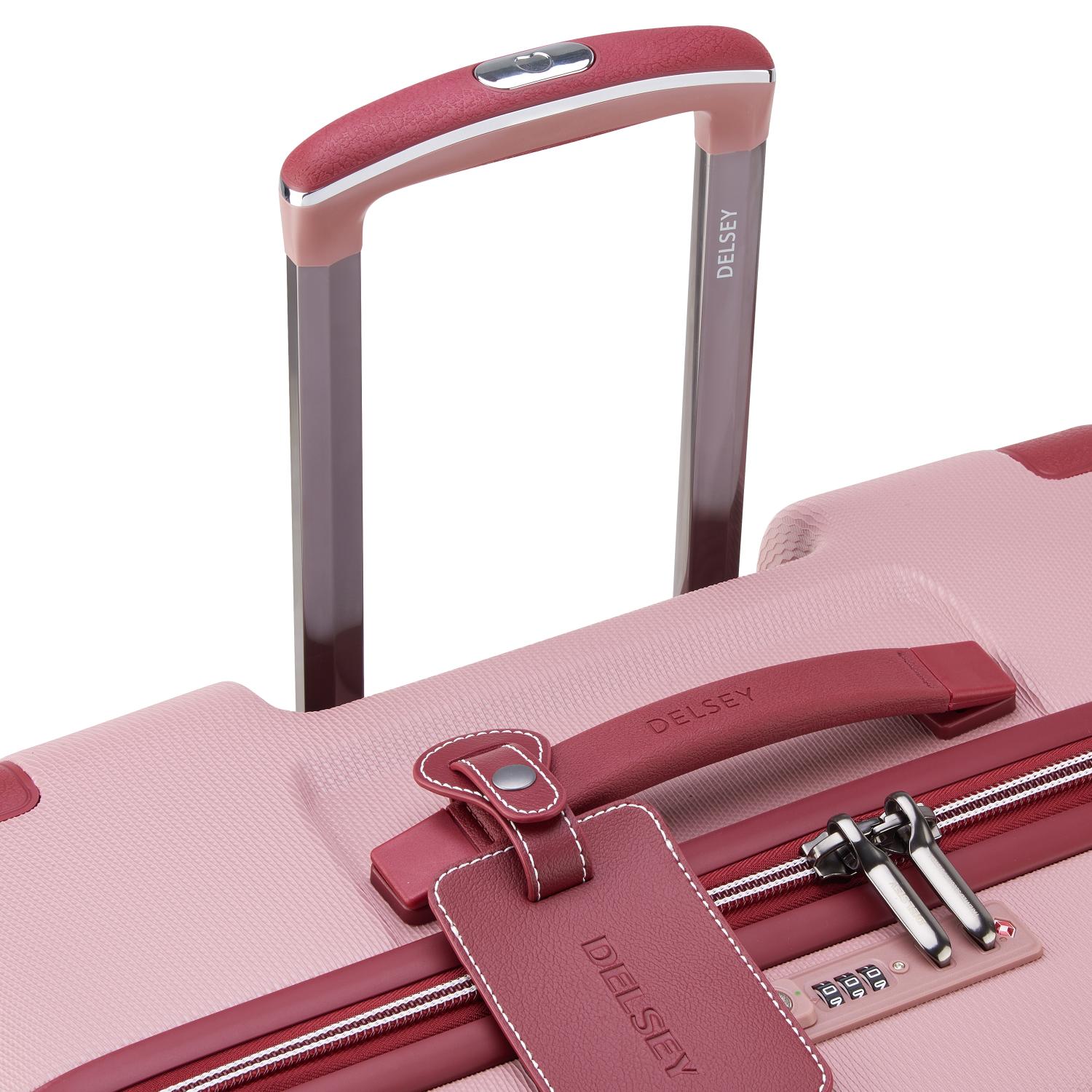 Delsey Chatelet Air 2.0 70cm Hardcase 4 Double Wheel Check-In Luggage Trolley Pink - 00167681909