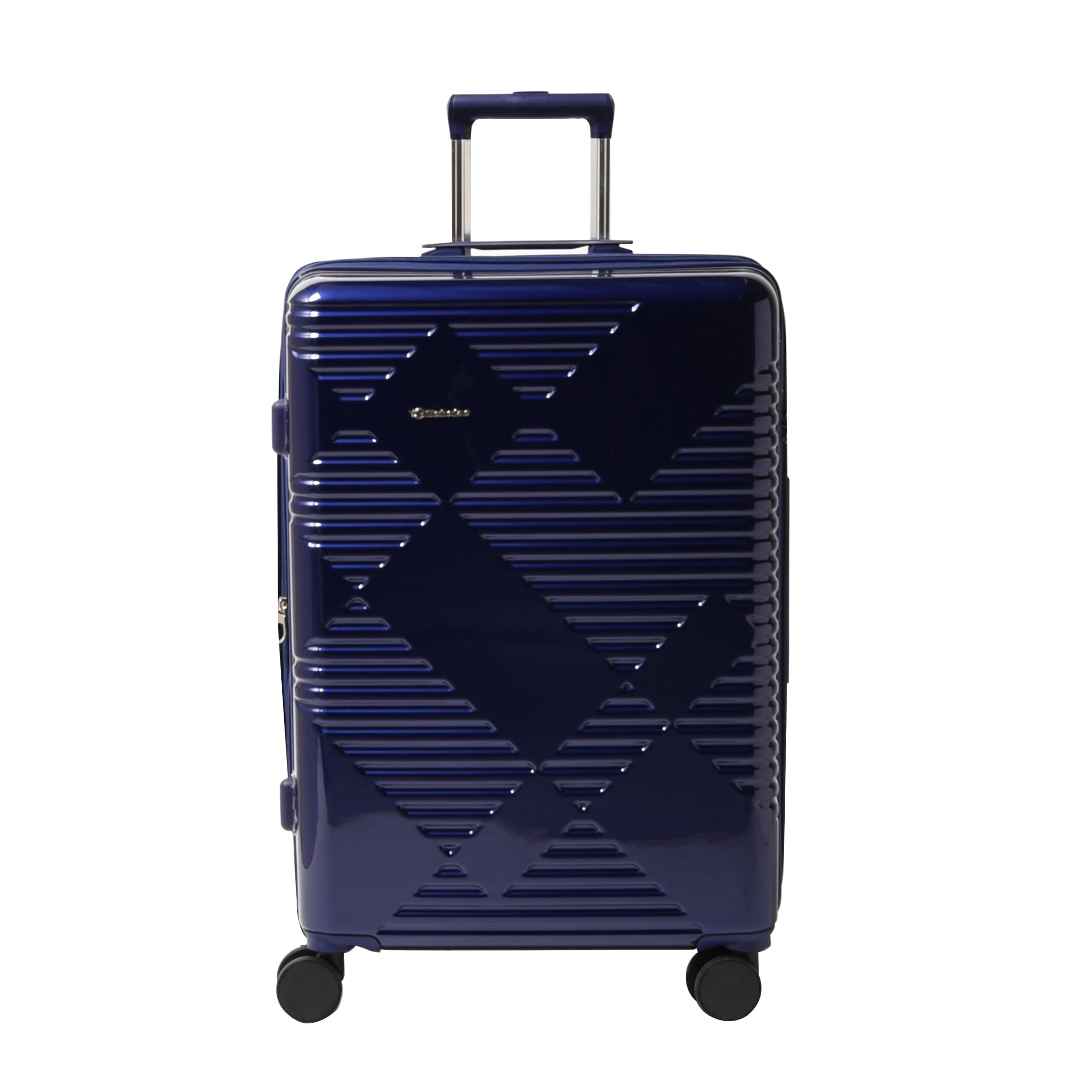 Echolac Extravagant 56+71+82cm Hardcase Expandable 4 Double Wheel 3Pc Luggage Trolley Set bLUE - CTH0062 S- 3PC SET Blue