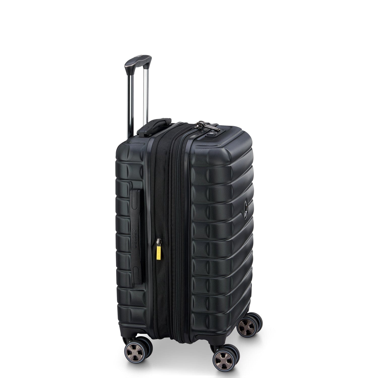 Delsey Shadow 5.0 55cm Hardcase 4 Double Wheel Expandable Cabin Luggage Trolley Black - 00287880100