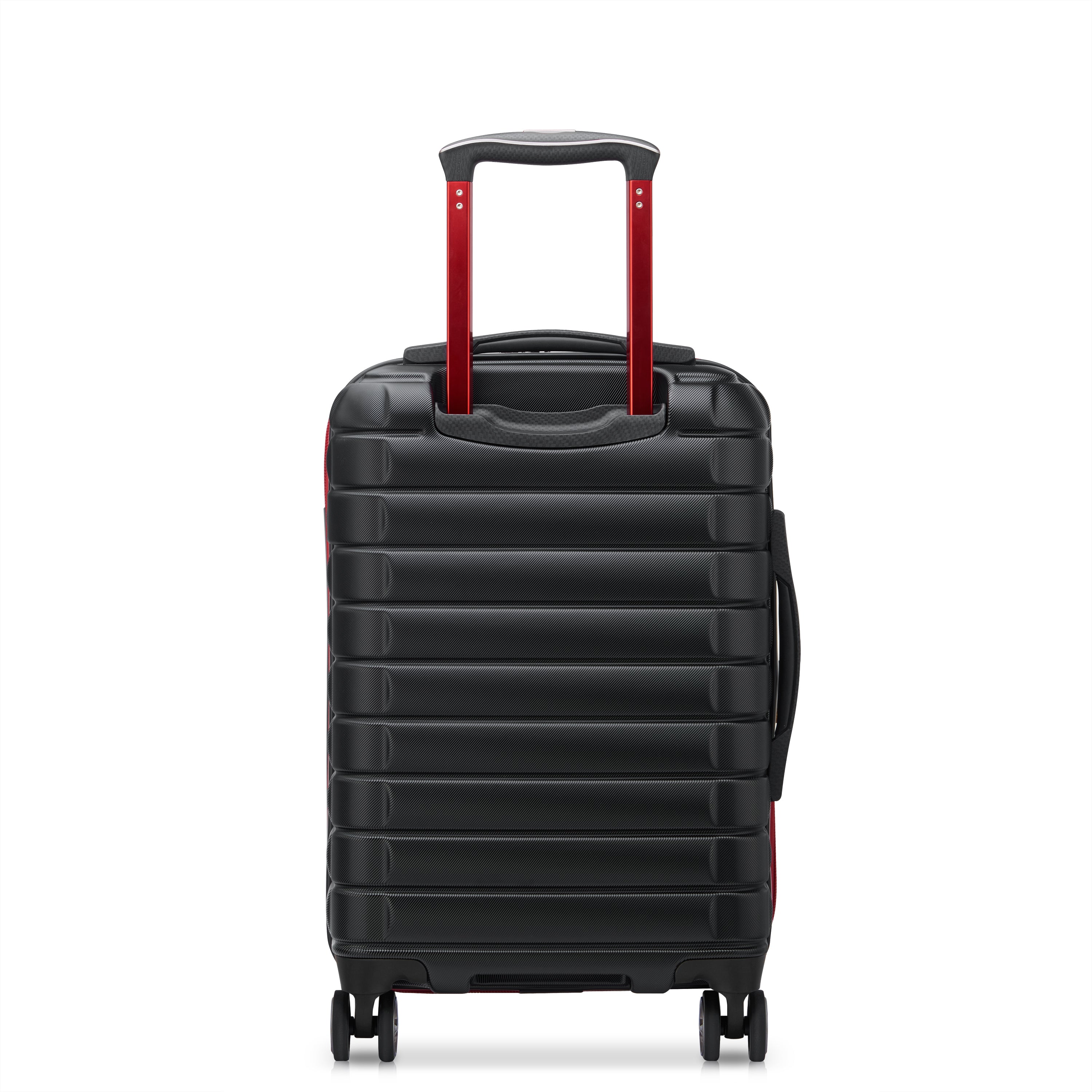 Delsey Shadow 5.0 Alfa Romeo F1 Collection 55cm Hardcase Expandable 4 Double Wheel Cabin Luggage Trolley Case Black - 00287880100F1