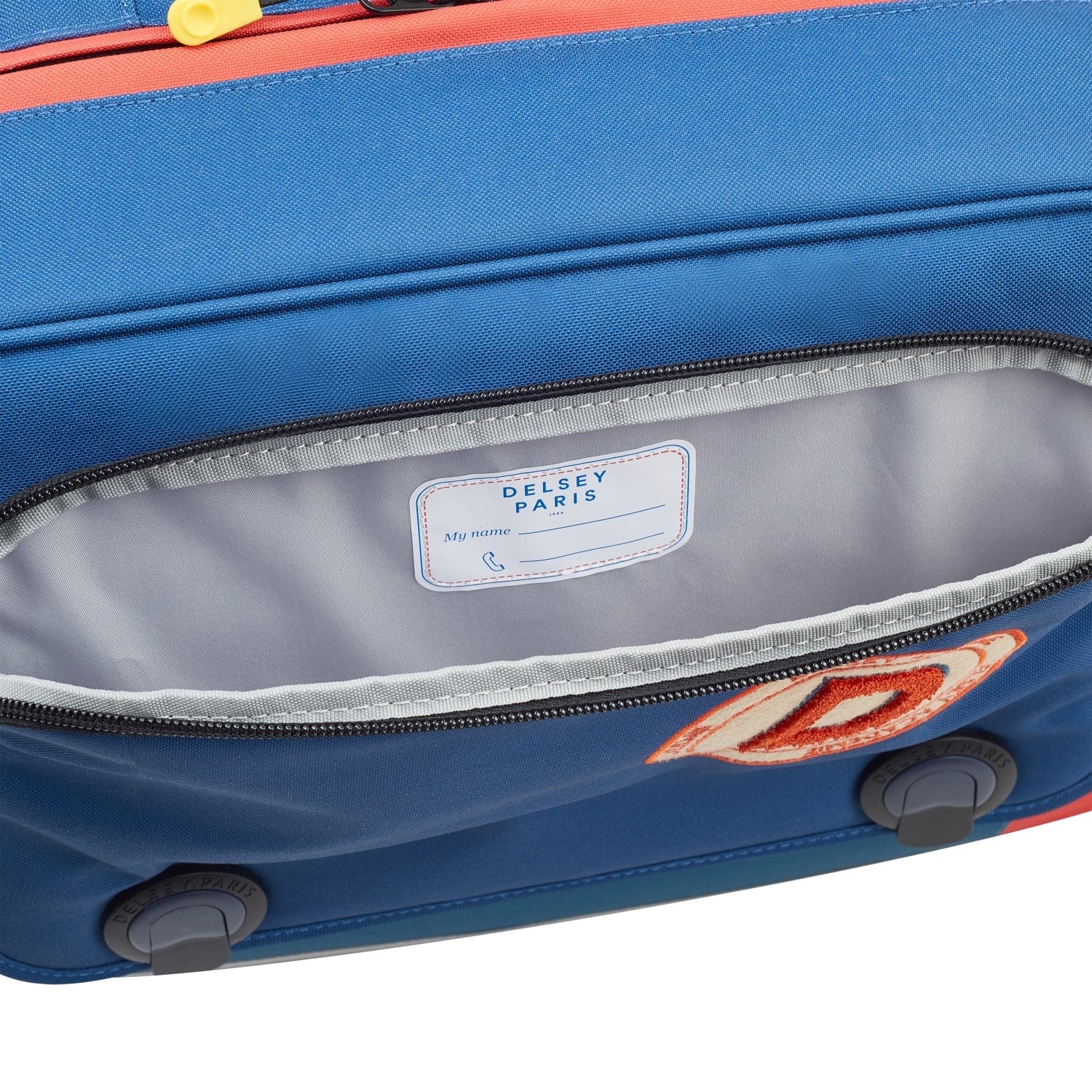 Delsey BTS 2023 4 Wheel Horizontal Schoolbag - 15.6" Blue - 00338945202