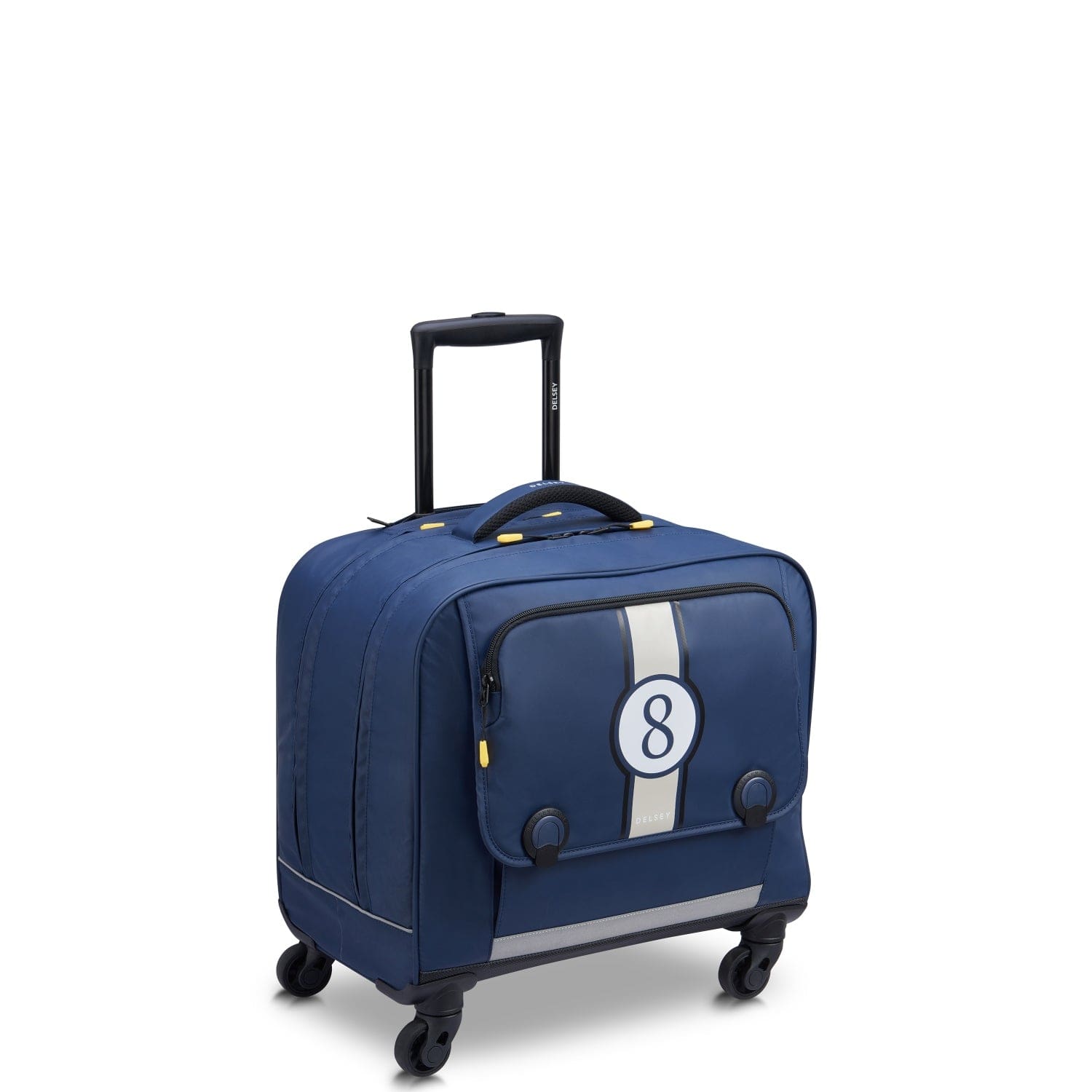 Delsey BTS 2023 4 Wheel Horizontal Schoolbag - 15.6" Blue Printing - 00338945212