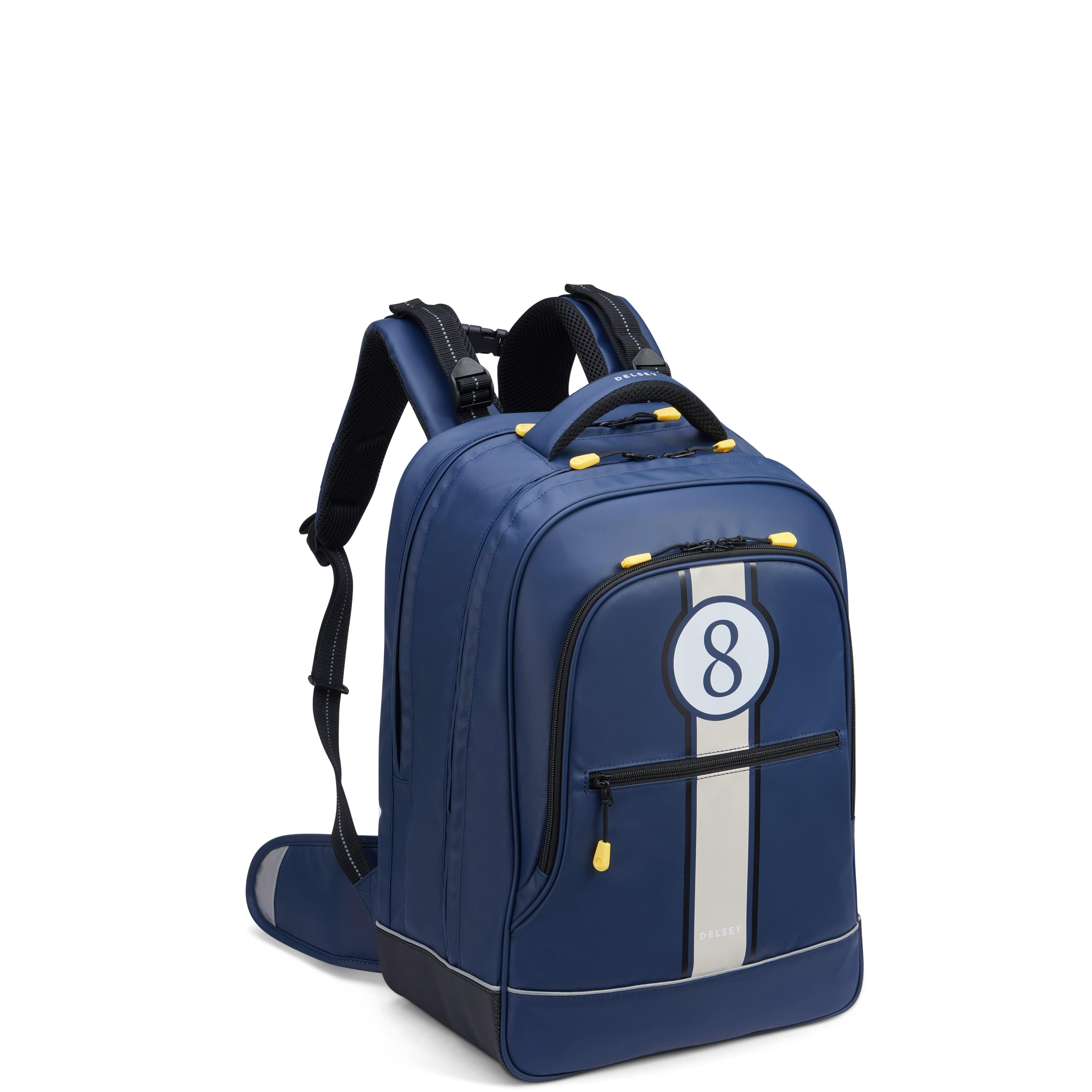 Delsey Paris Back To School 2023 2 Compartment Backpack - 15.6" Blue Printing - 00338962112