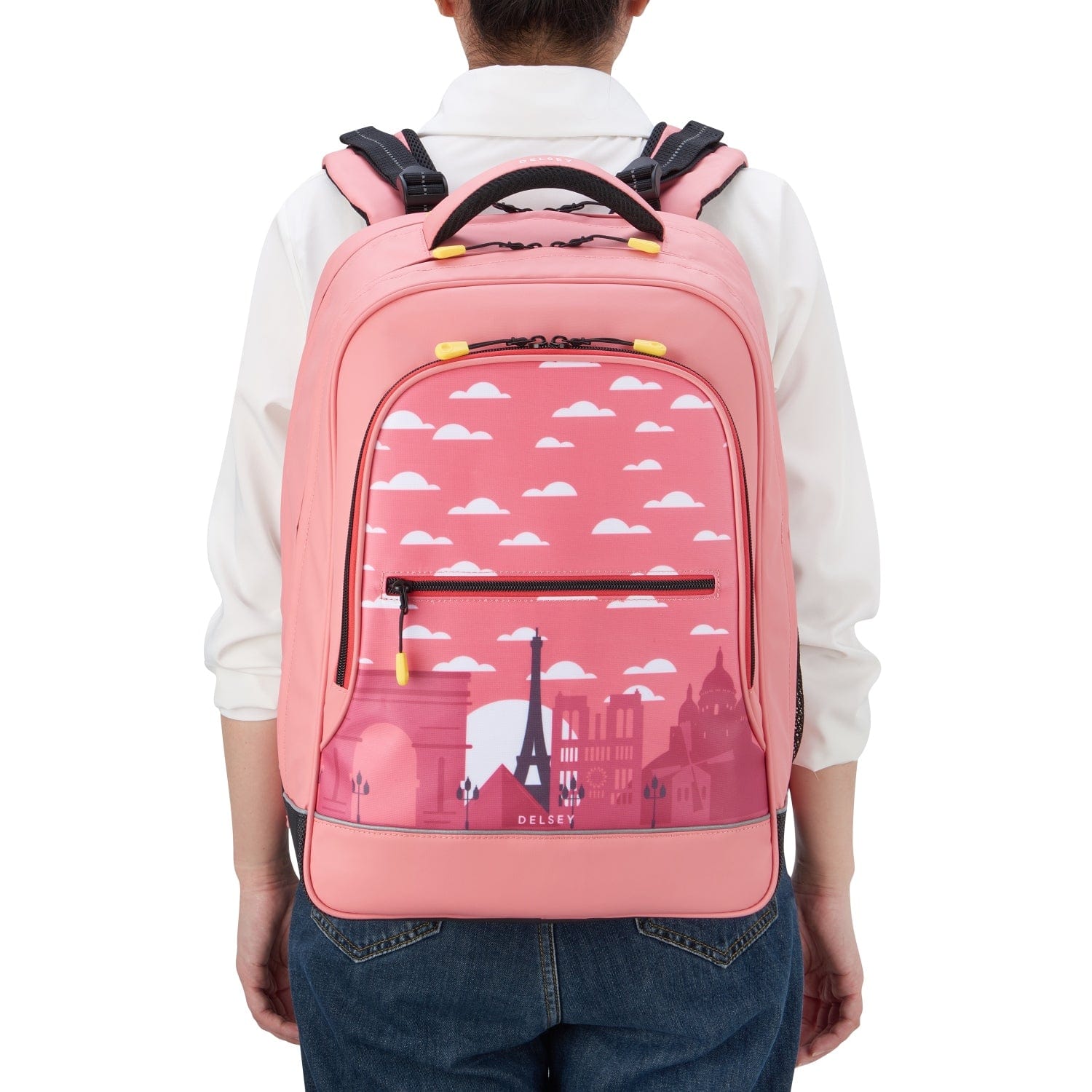 Delsey BTS 2023 2 Compartment Backpack - 15.6" Pink Printing - 00338962119