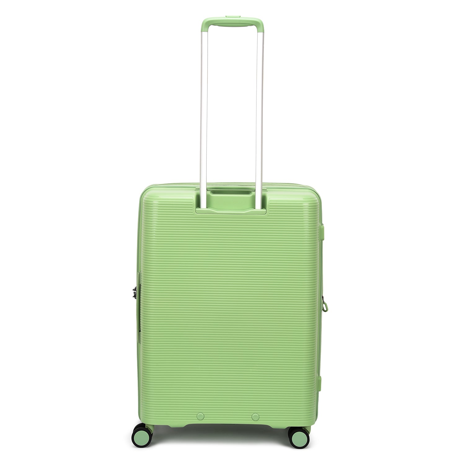 Echolac Forza 55+65+75cm Hardcase 4 Double Wheel Expandable Cabin & Check-In Luggage Trolley Set Reef Green