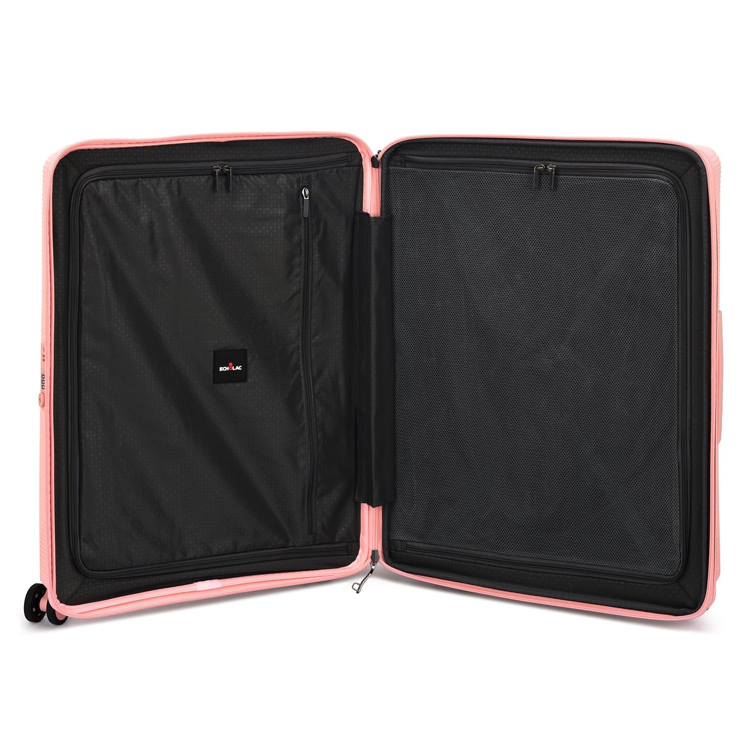 Echolac Forza 55+65+75cm Hardcase 4 Double Wheel Expandable Cabin & Check-In Luggage Trolley Set Passion Pink