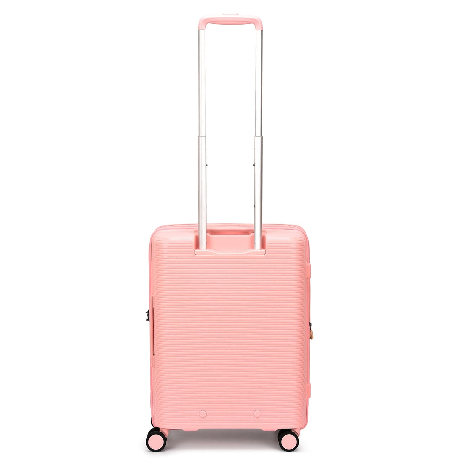 Echolac Forza 55+65+75cm Hardcase 4 Double Wheel Expandable Cabin & Check-In Luggage Trolley Set Passion Pink